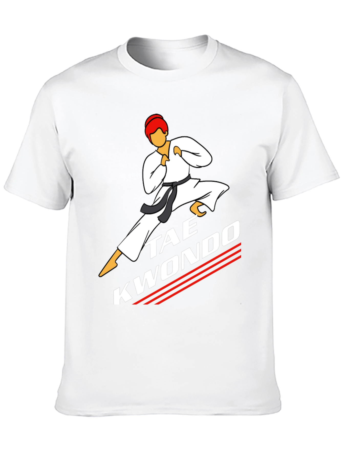 Taekwondo Kick Graphic T-Shirt