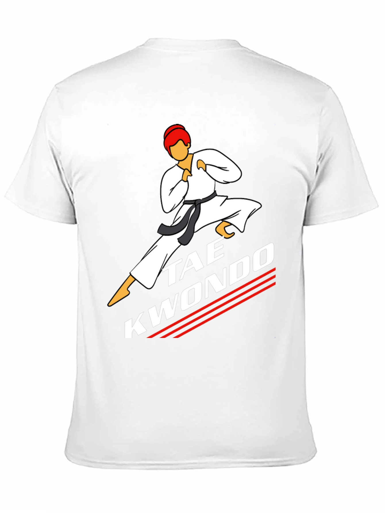 Taekwondo Kick Graphic T-Shirt