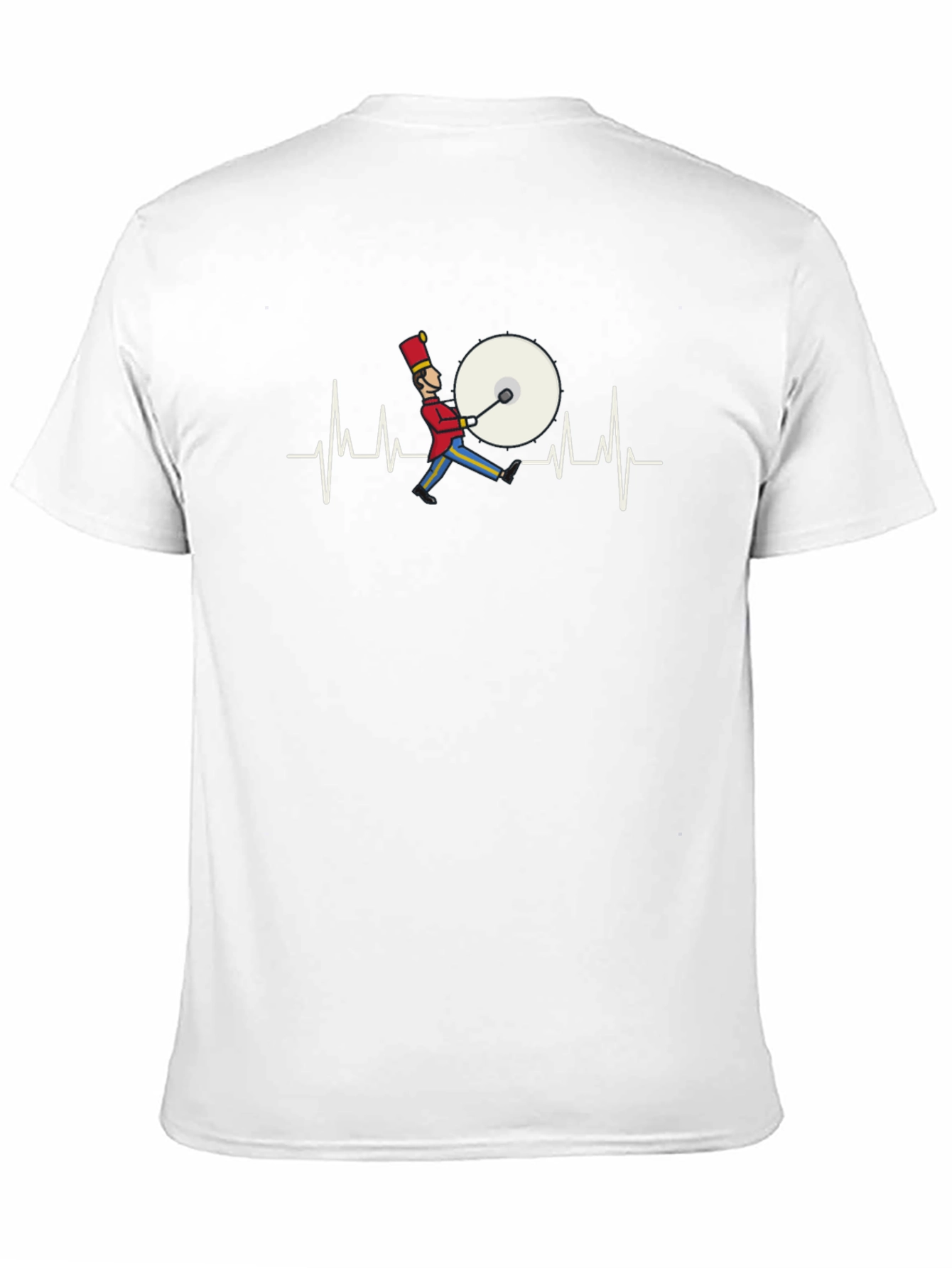 Drummer Heartbeat Graphic Tee