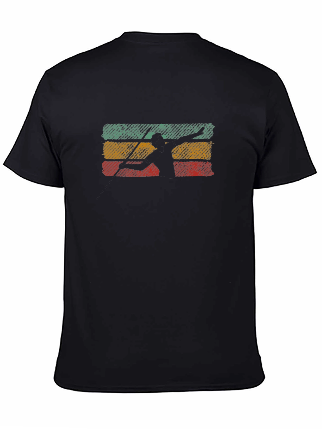 Retro Javelin Thrower Graphic T-Shirt