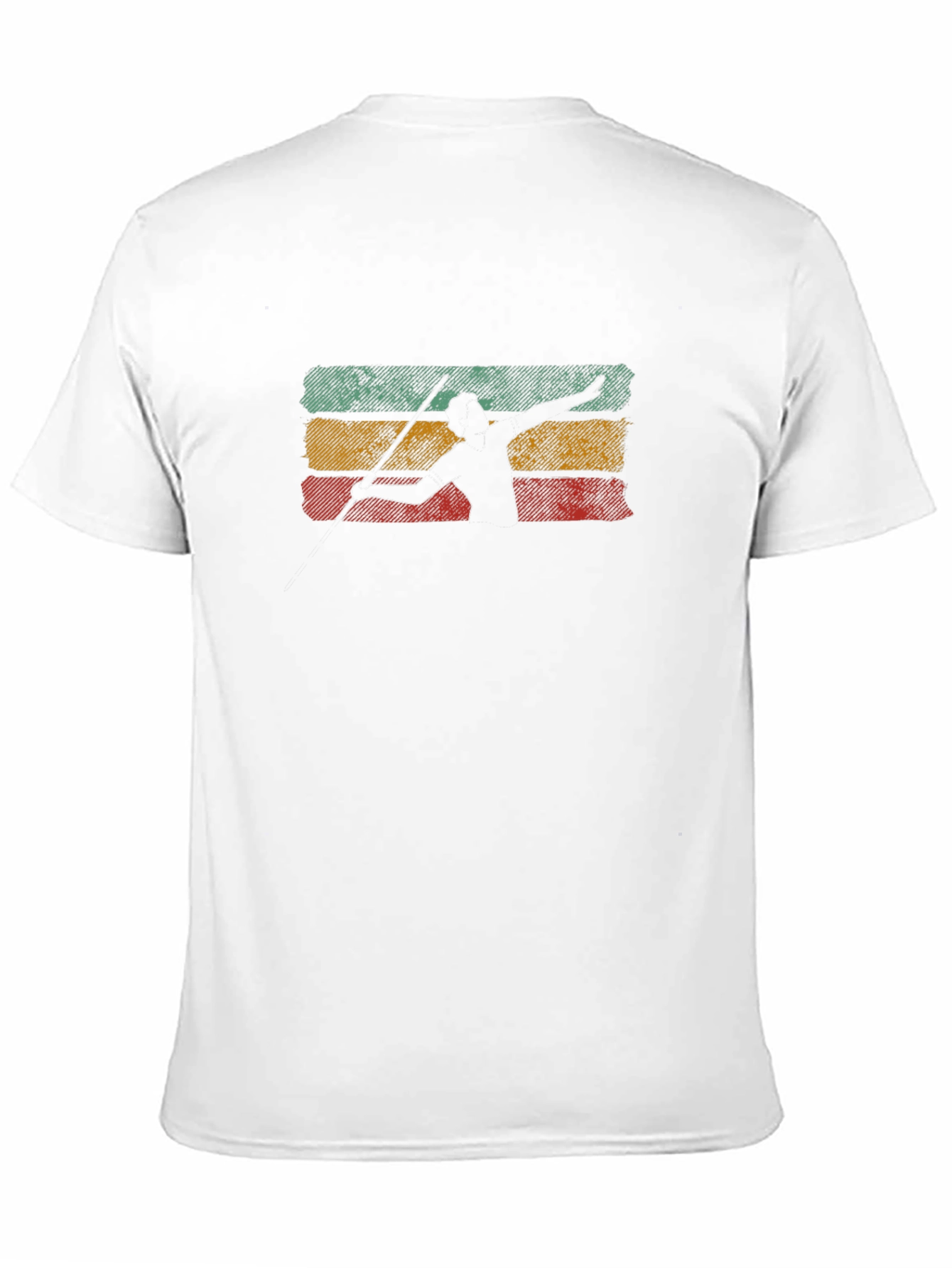 Retro Javelin Thrower Graphic T-Shirt
