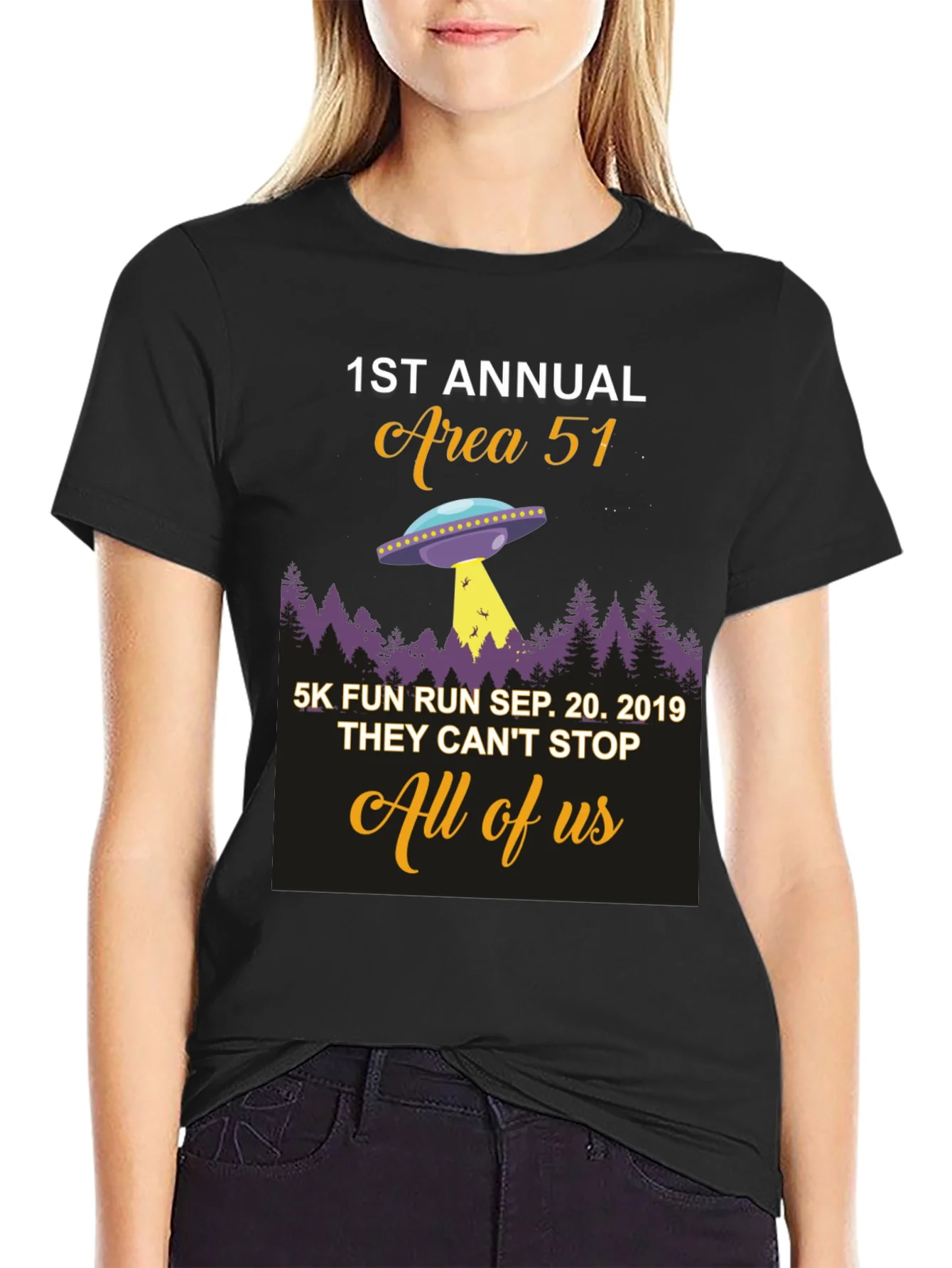 Area 51 Fun Run T-Shirt 1st Annual Sep 20 2019