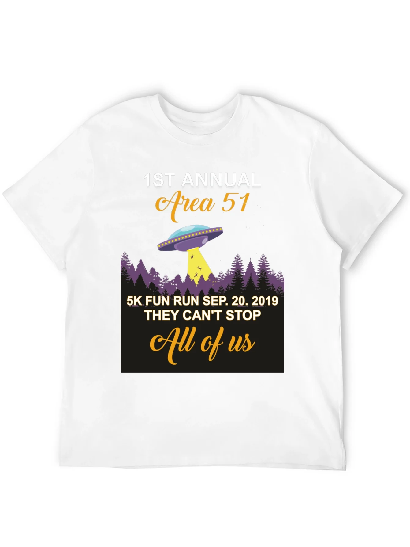Area 51 Fun Run T-Shirt 1st Annual Sep 20 2019