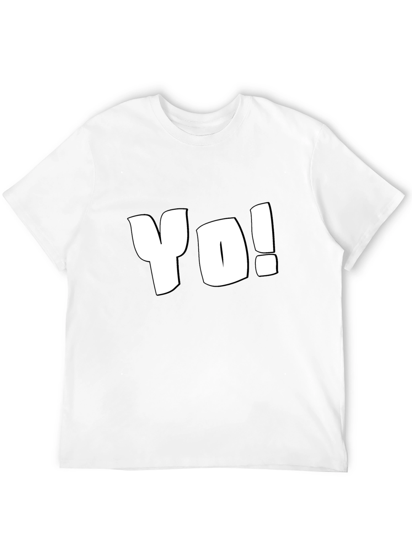 Yo! Black T-Shirt - Casual Style