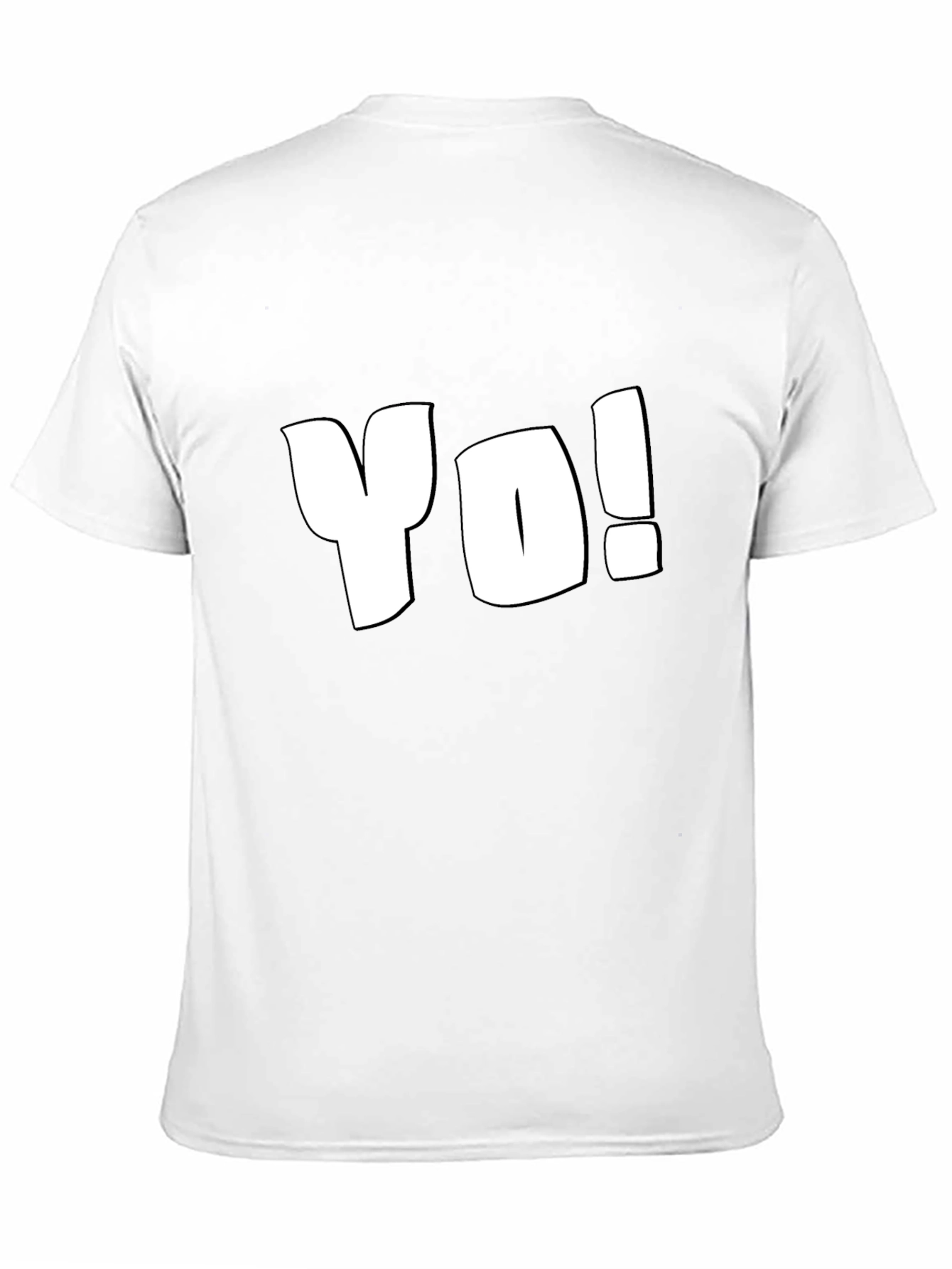 Yo! Black T-Shirt - Casual Style