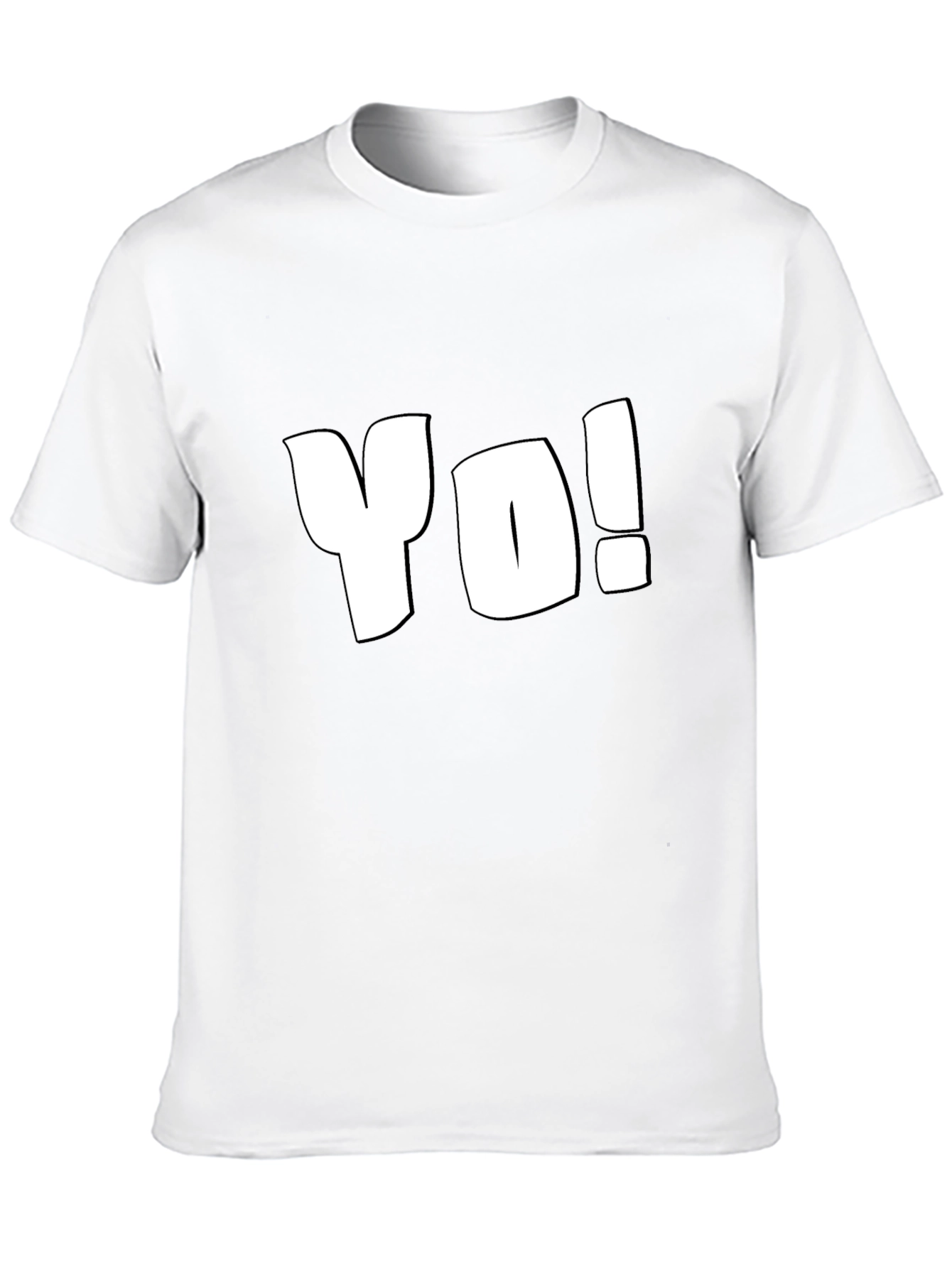 Yo! Black T-Shirt - Casual Style