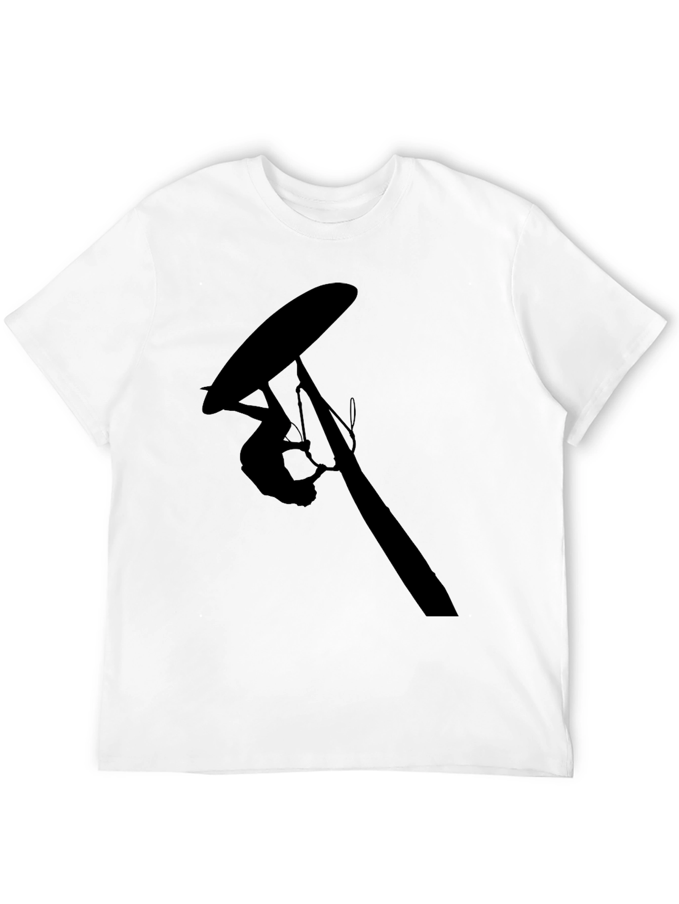 Black Hang Gliding Silhouette T-Shirt