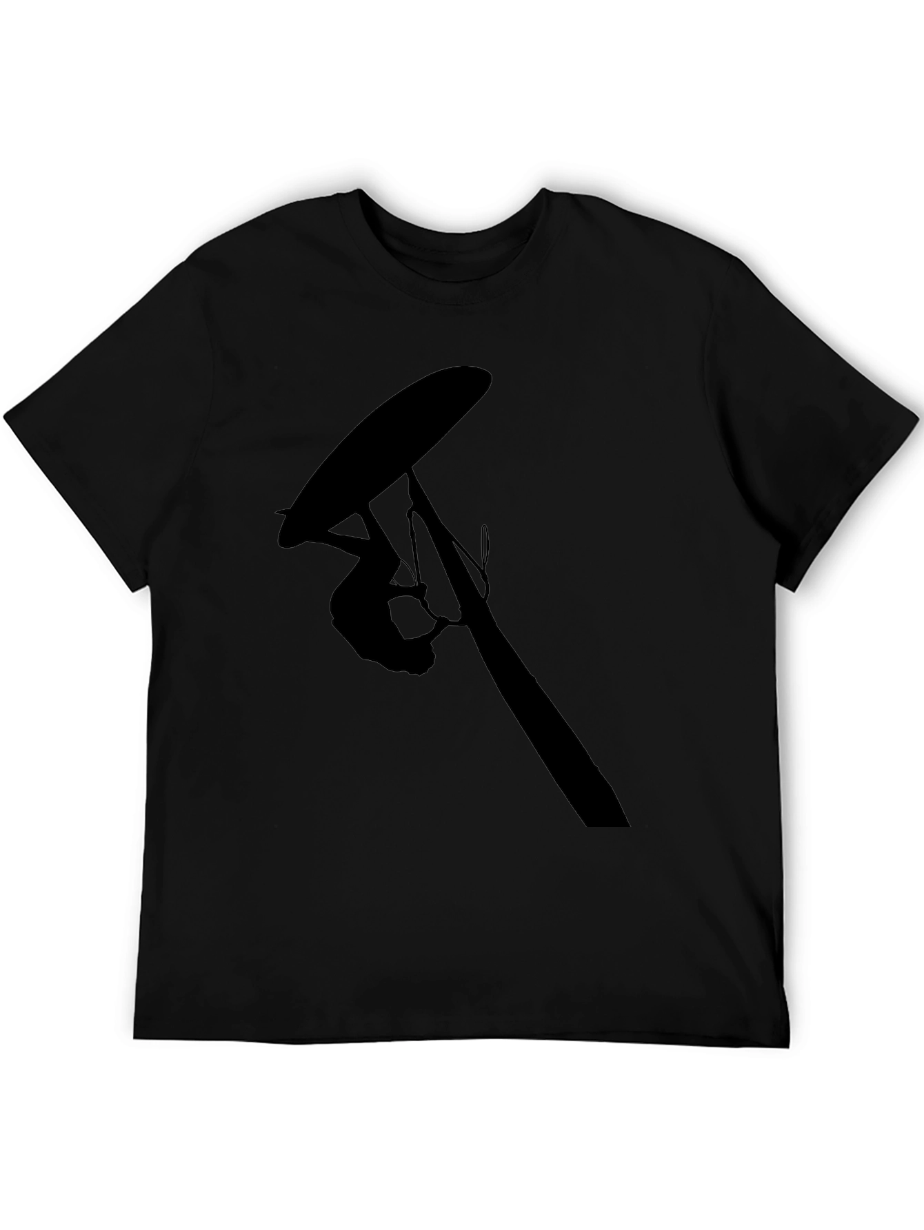 Black Hang Gliding Silhouette T-Shirt