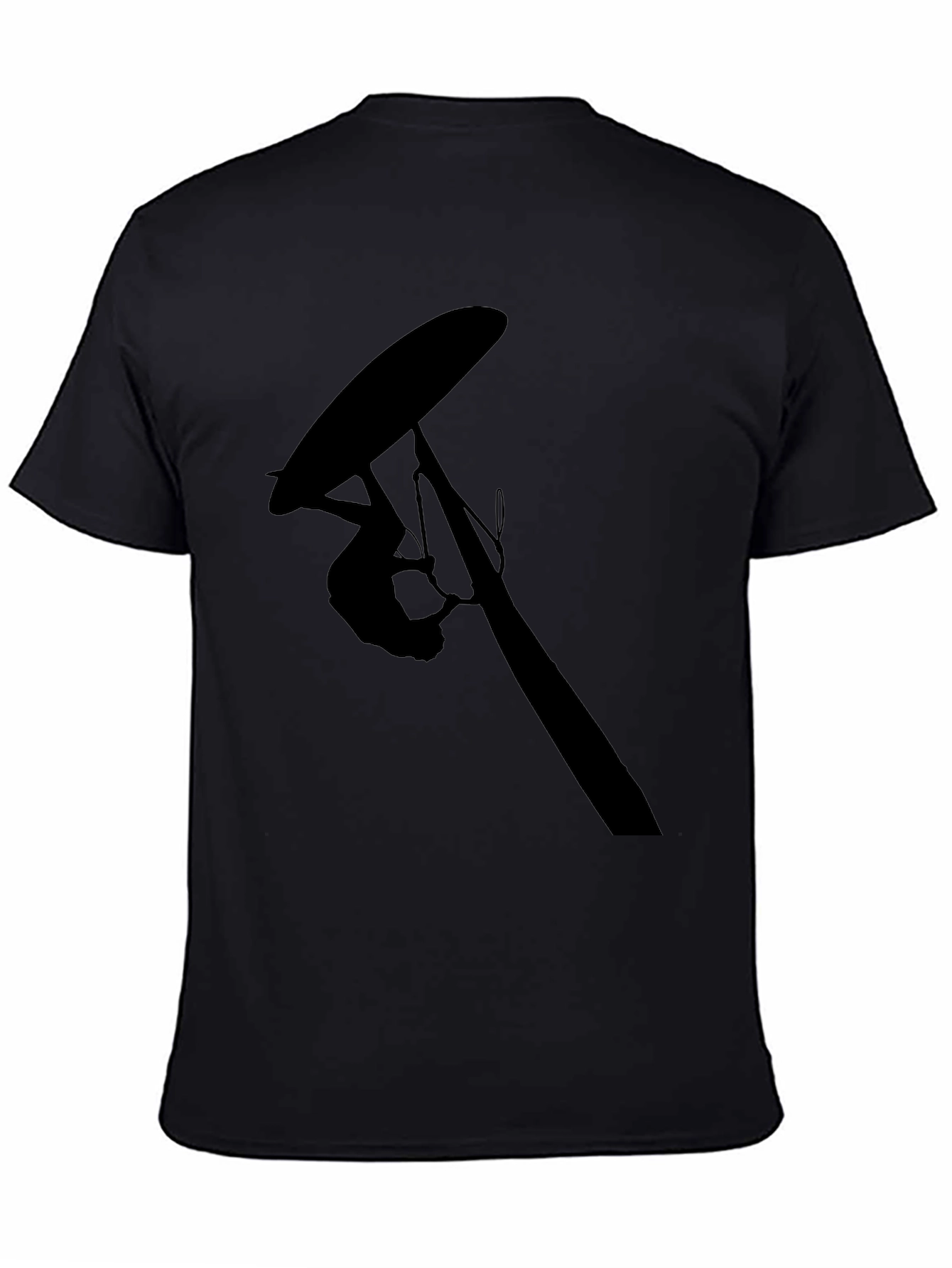 Black Hang Gliding Silhouette T-Shirt