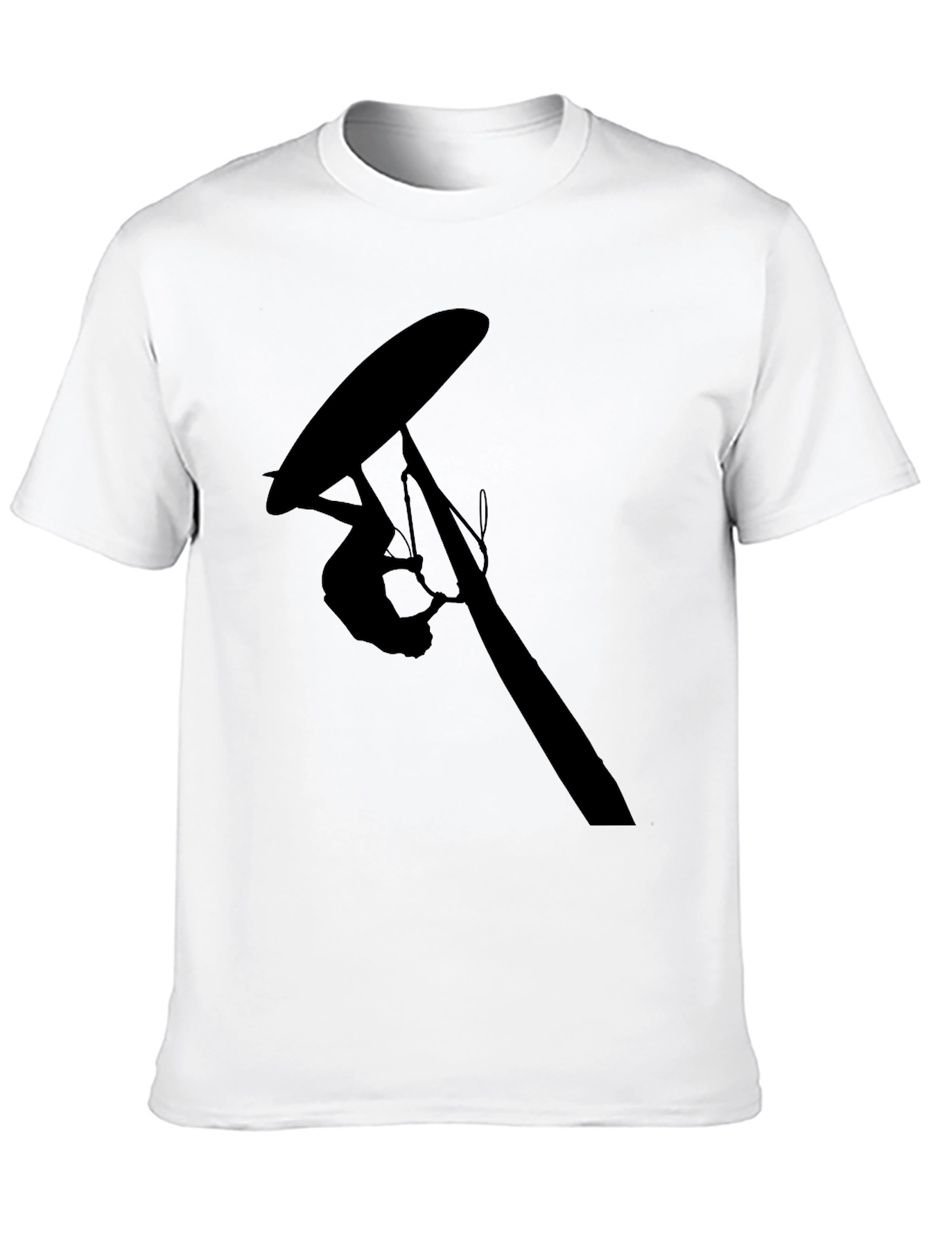 Black Hang Gliding Silhouette T-Shirt