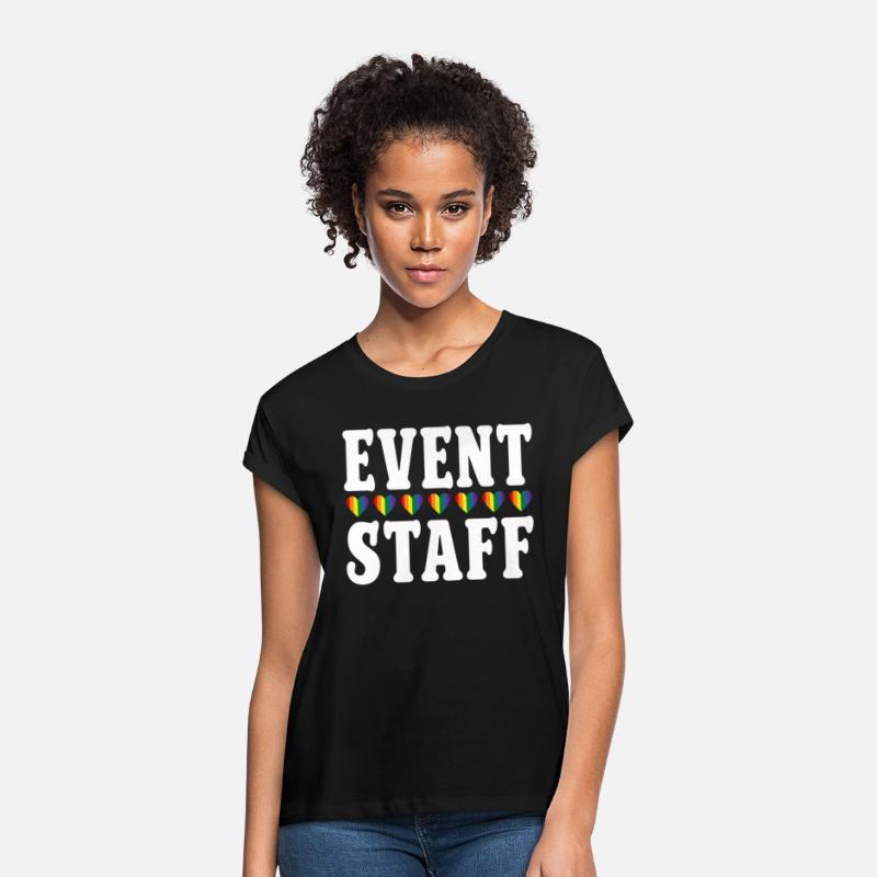 Event Staff Front Design Party Crew Pride LGBT