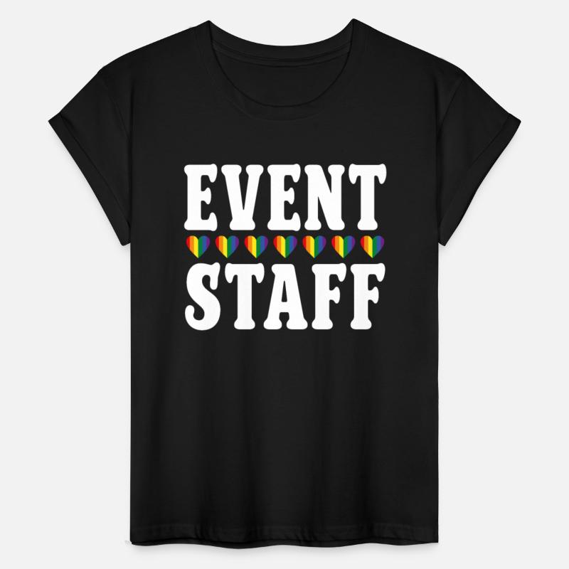 Event Staff Front Design Party Crew Pride LGBT