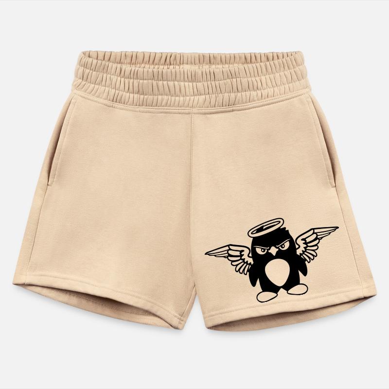 Evil Penguin Angel Wings Halo Holy Heaven Bad Mood