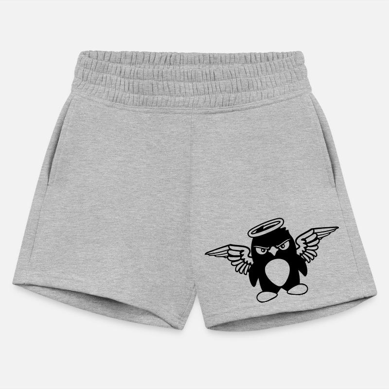 Evil Penguin Angel Wings Halo Holy Heaven Bad Mood