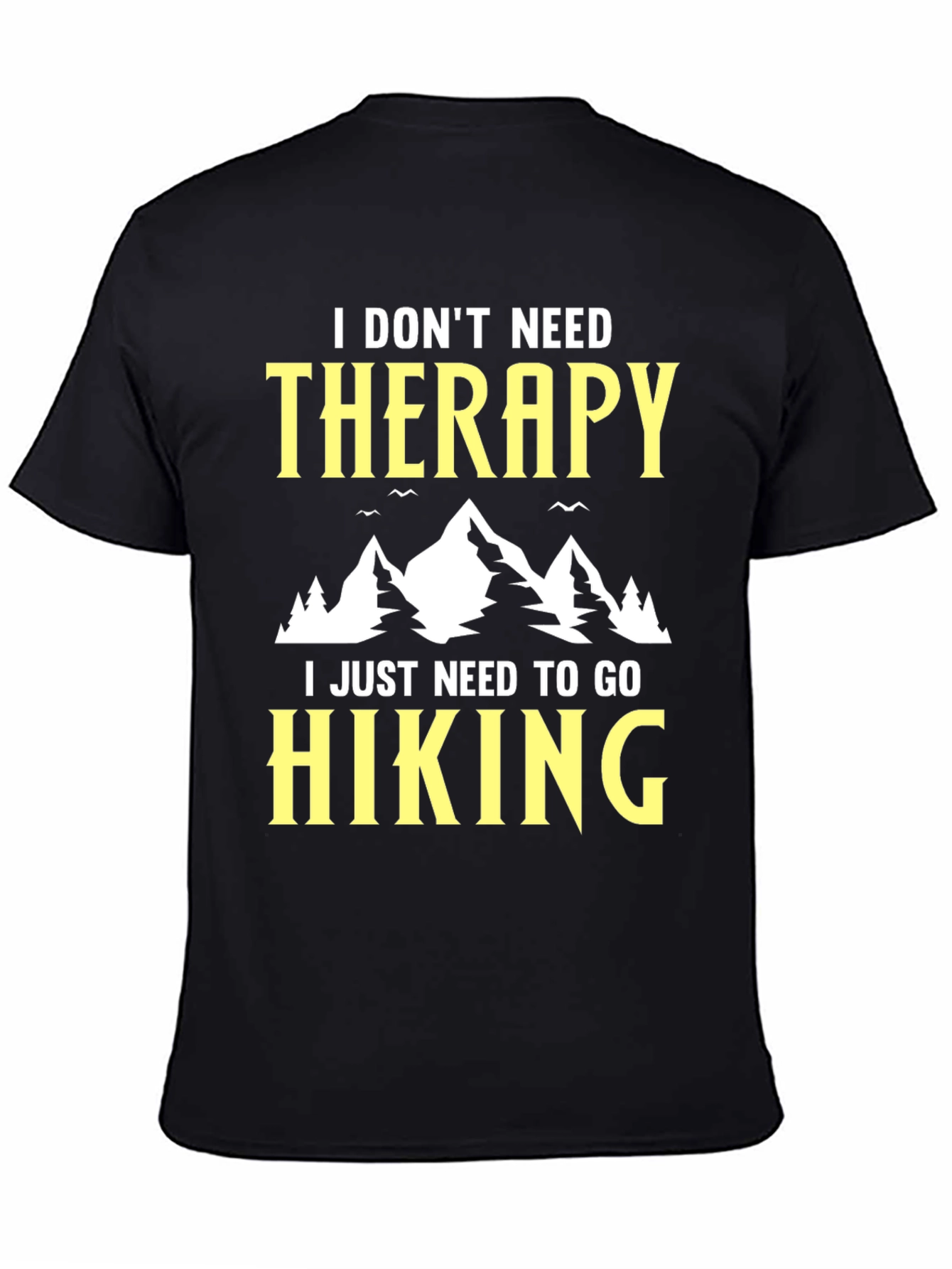 Hiking Therapy Graphic Tee - Adventure Awaits