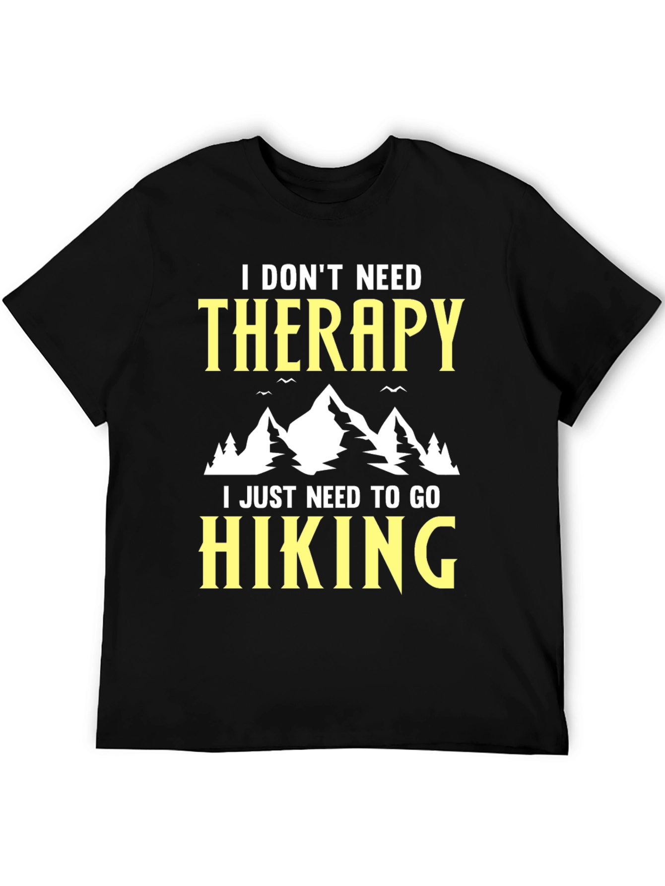 Hiking Therapy Graphic Tee - Adventure Awaits