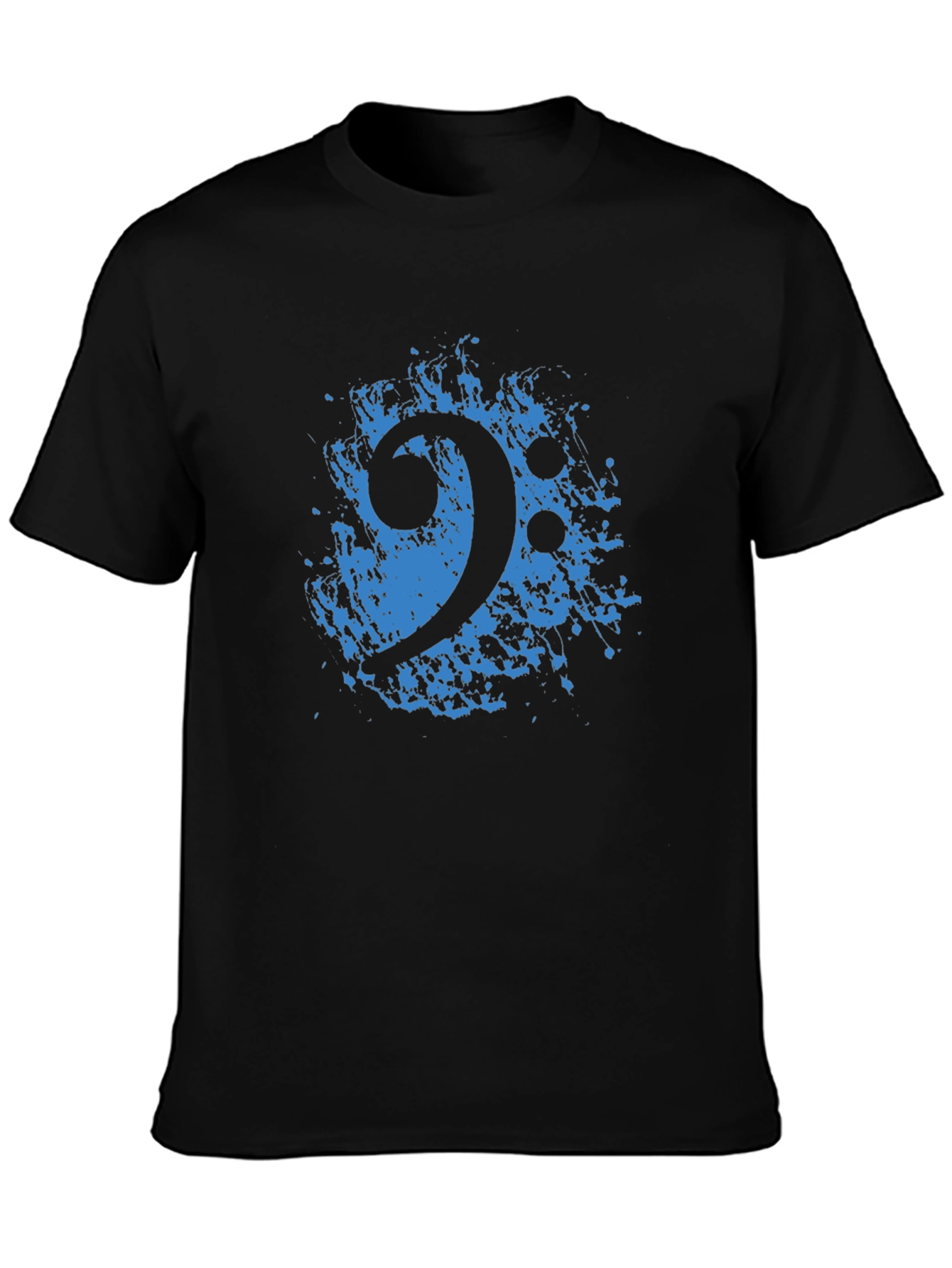 Bass Clef Graphic Tee - Cool Music Shirt