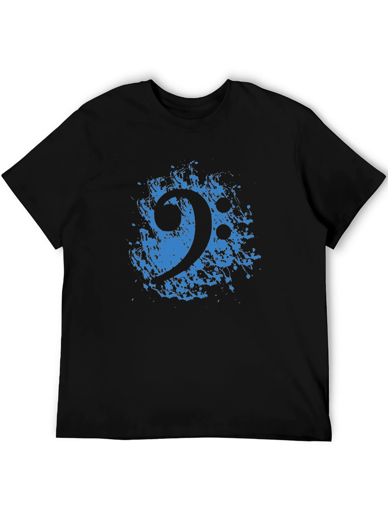 Bass Clef Graphic Tee - Cool Music Shirt
