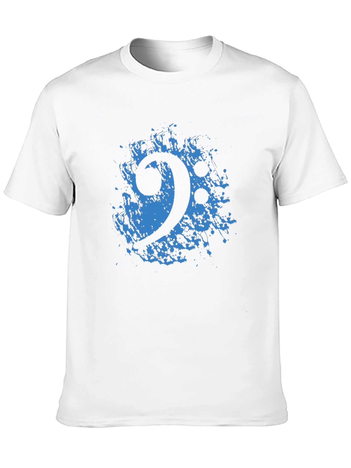 Bass Clef Graphic Tee - Cool Music Shirt