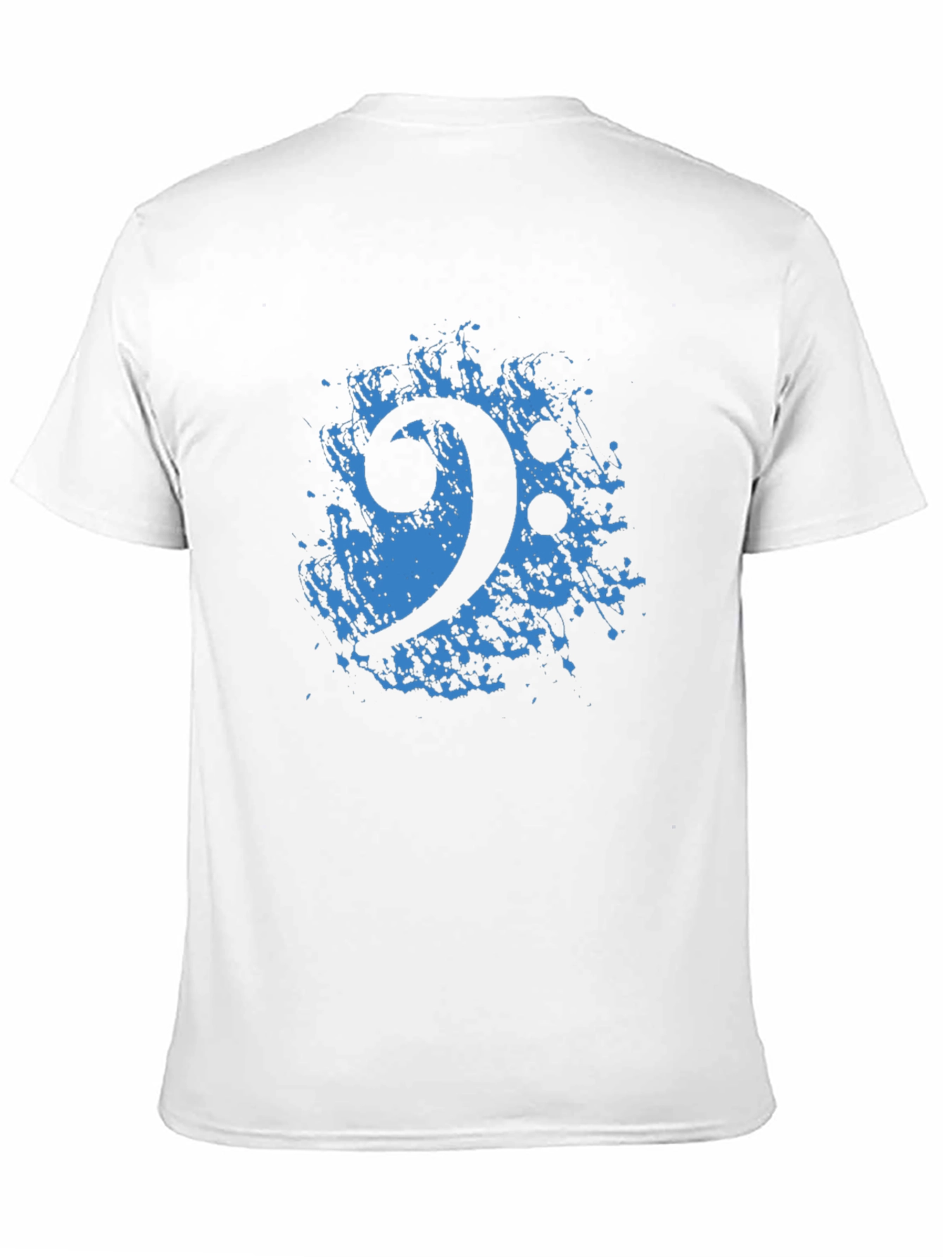Bass Clef Graphic Tee - Cool Music Shirt