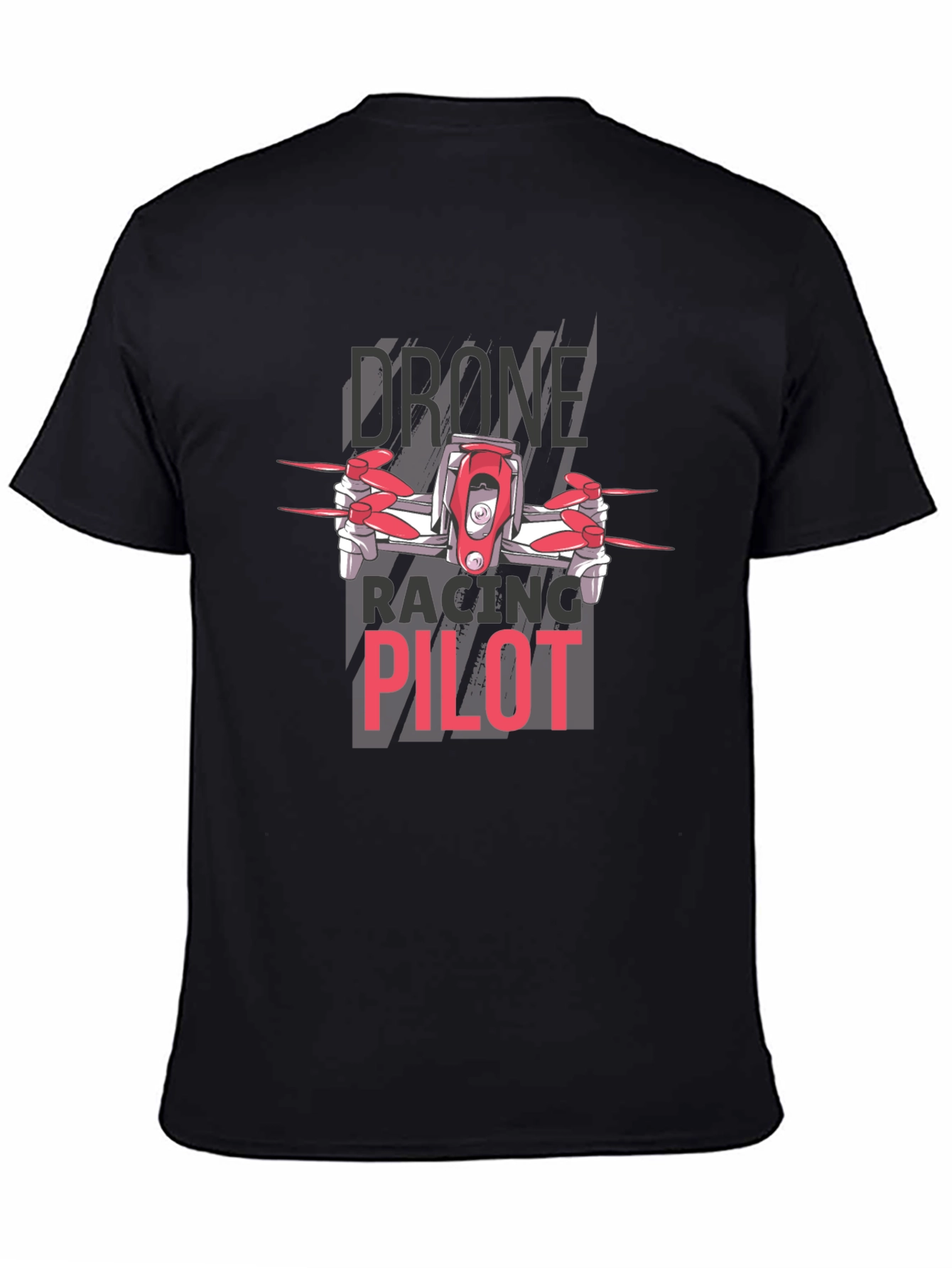 Drone Racing Pilot Black T-Shirt