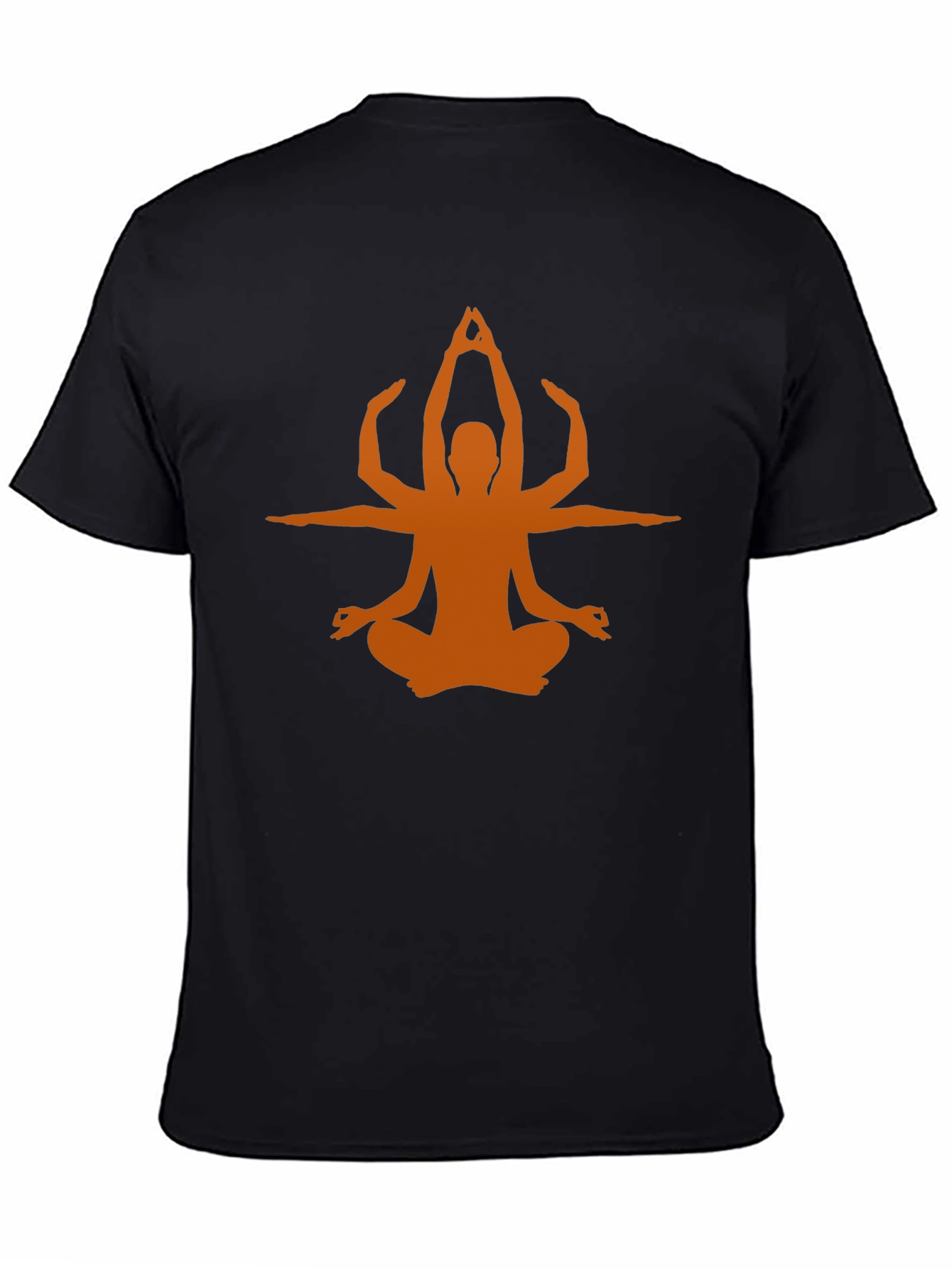 Yoga Pose Graphic Tee - Black