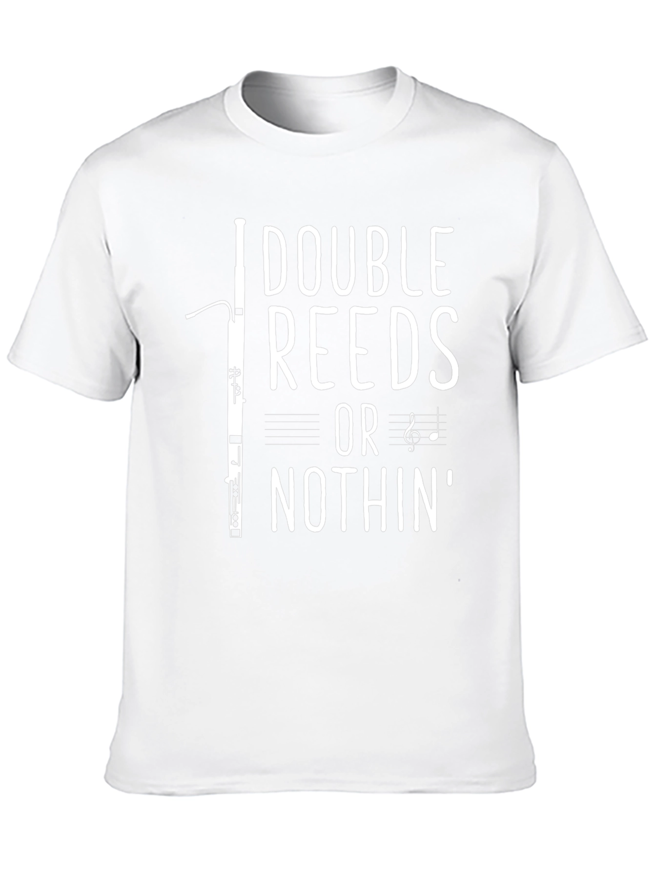 Double Reeds or Nothin Black T-Shirt