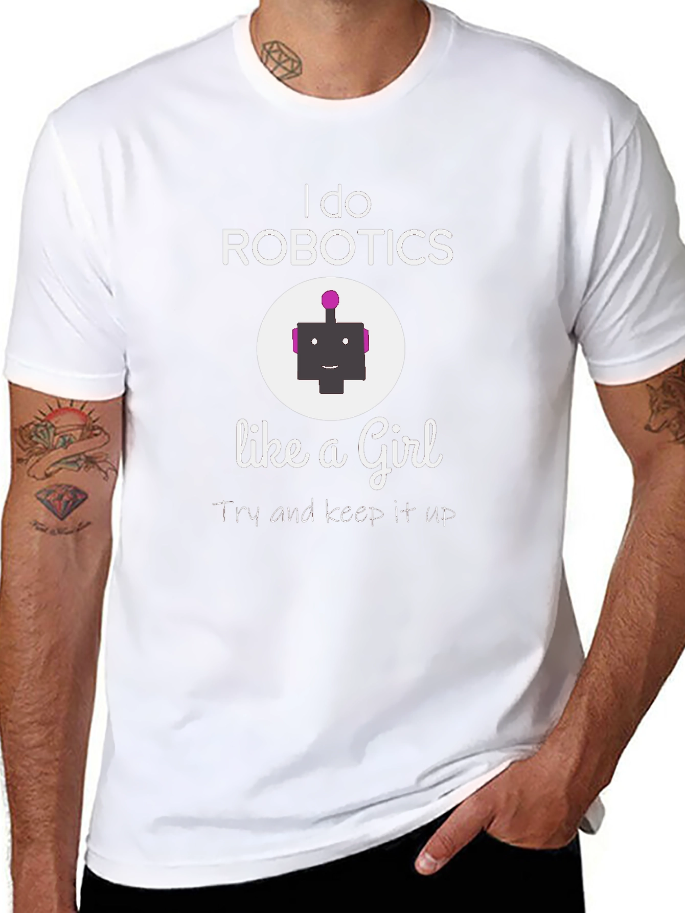 I do Robotics Like a Girl T-Shirt