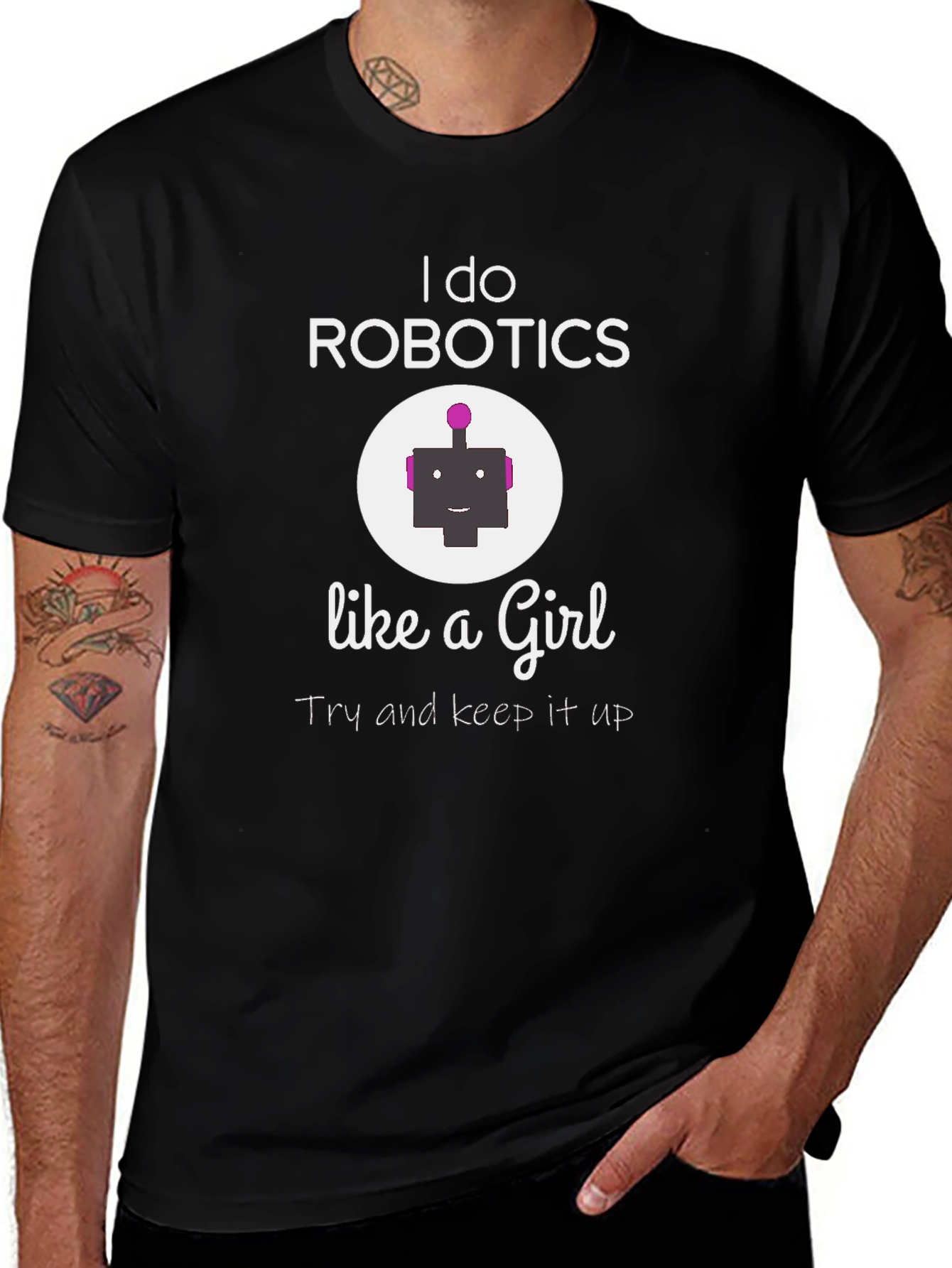 I do Robotics Like a Girl T-Shirt