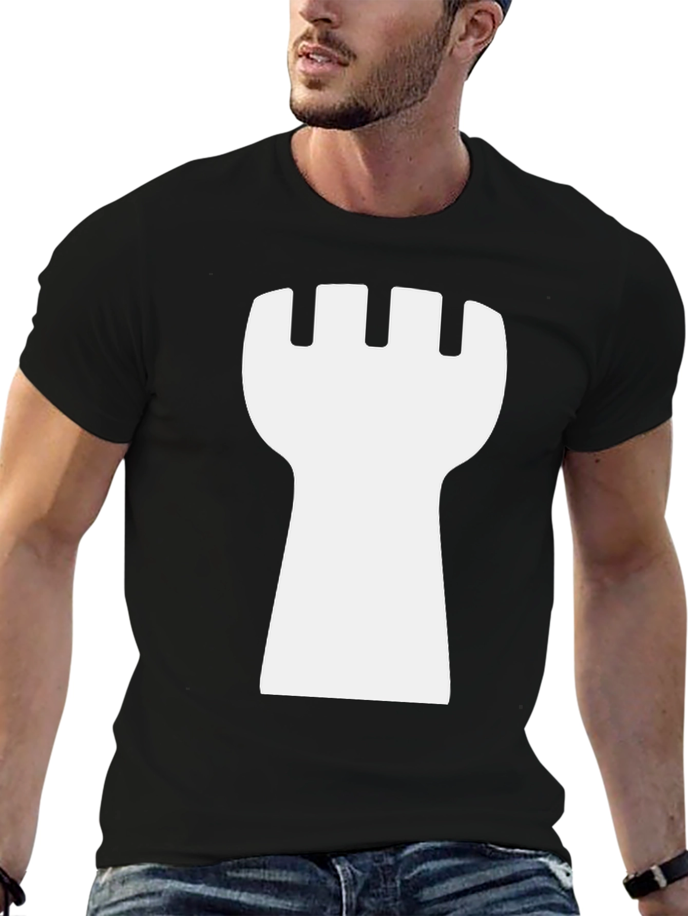Chess Rook T-Shirt - Strategic Style