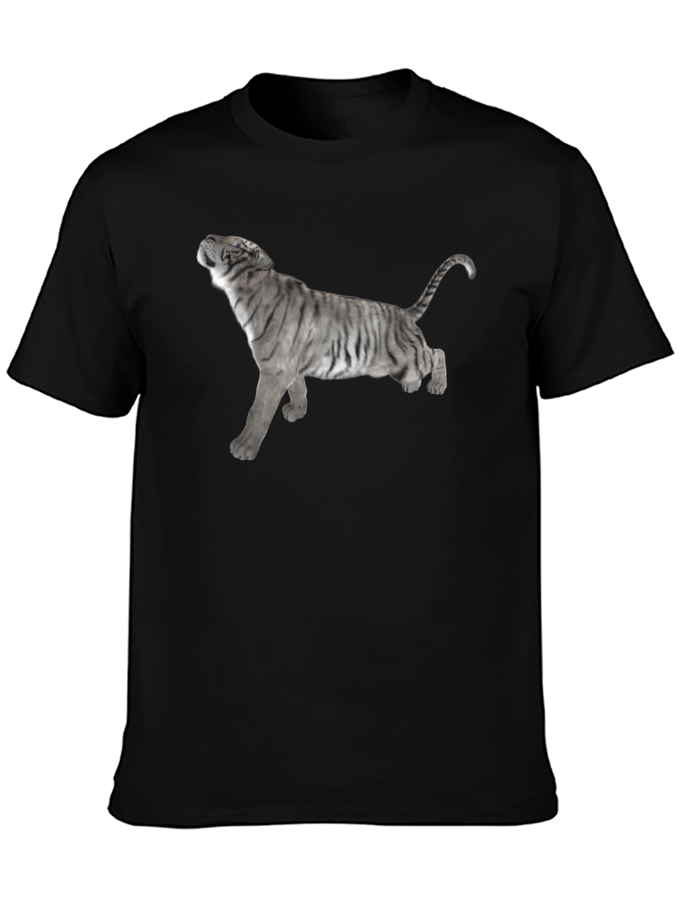 Tiger Graphic Black T-Shirt