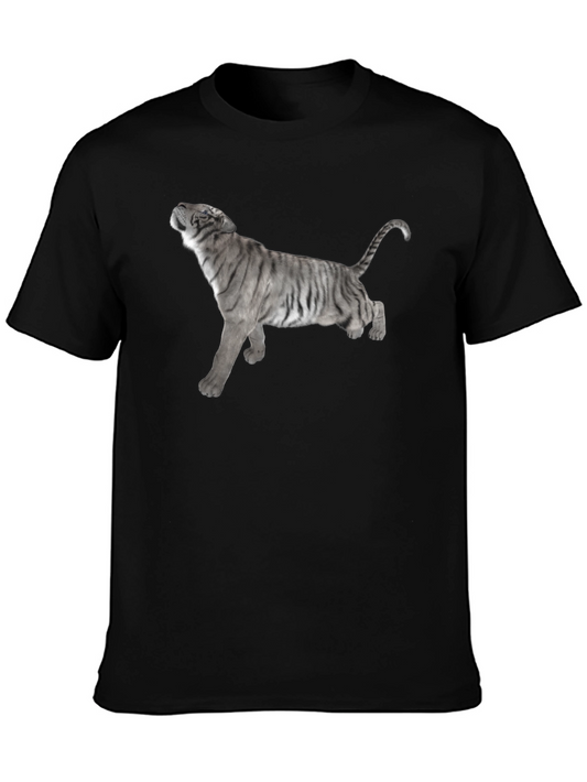 Tiger Graphic Black T-Shirt