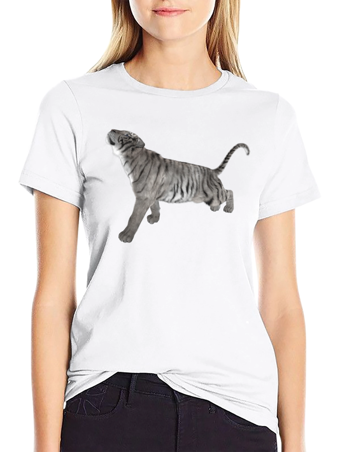 Tiger Graphic Black T-Shirt