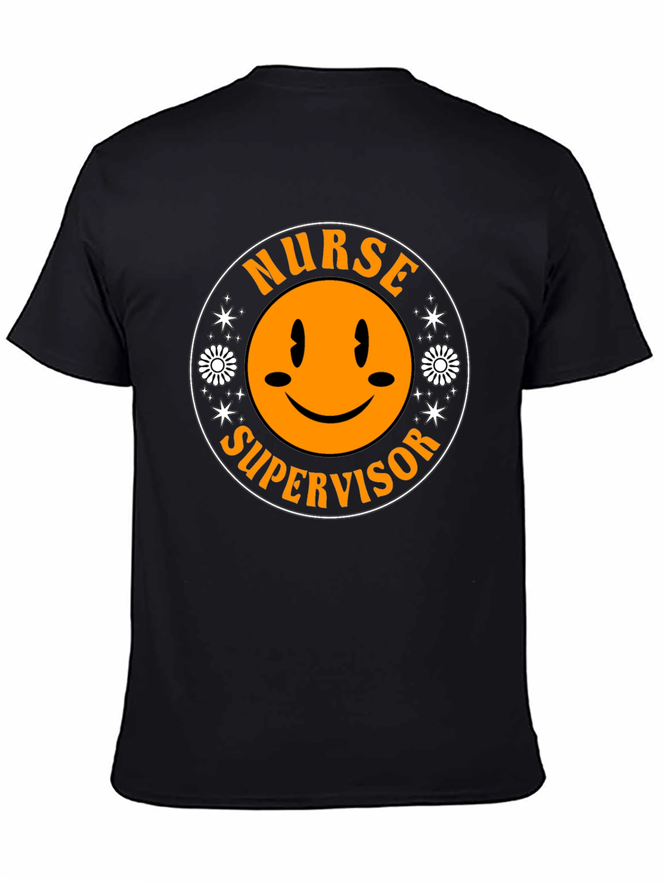 Nurse Supervisor Smiley Face Graphic T-Shirt
