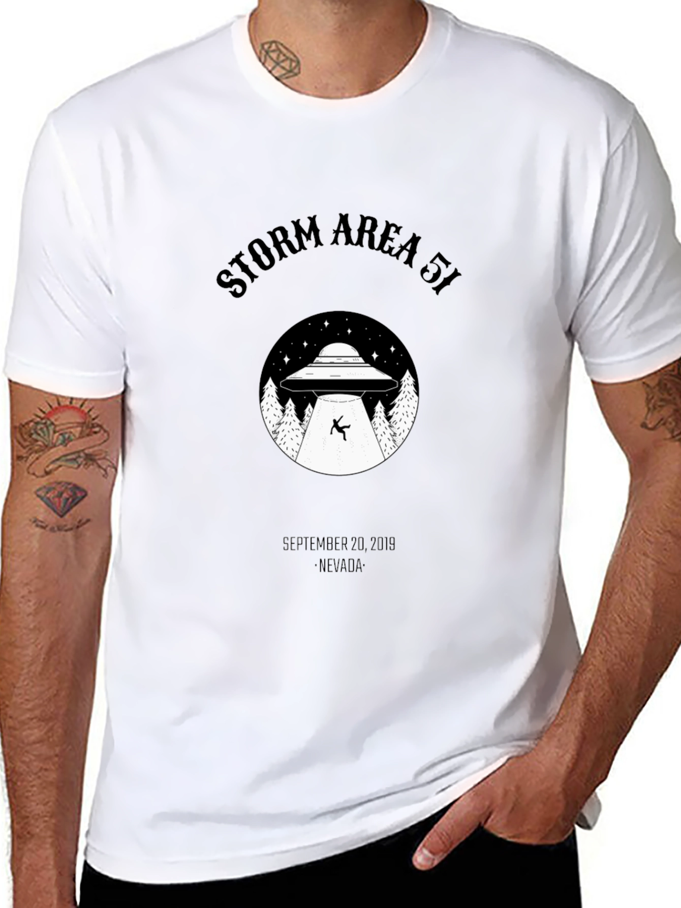 Storm Area 51 UFO T-Shirt