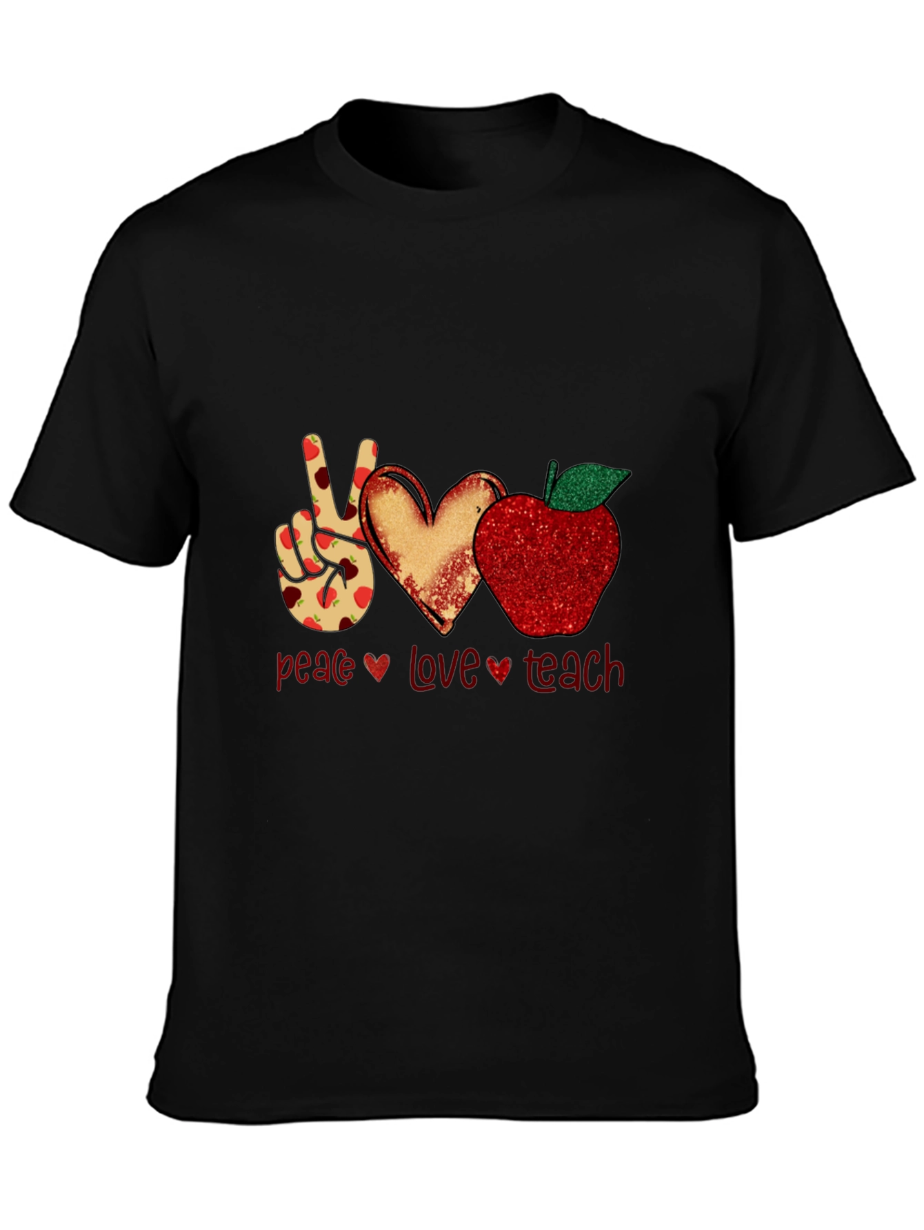 Peace Love Teach Graphic Tee