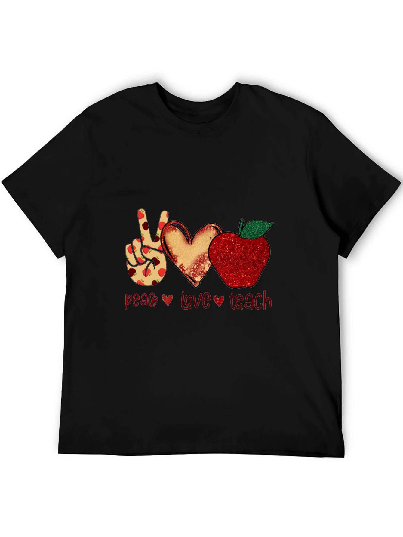 Peace Love Teach Graphic Tee