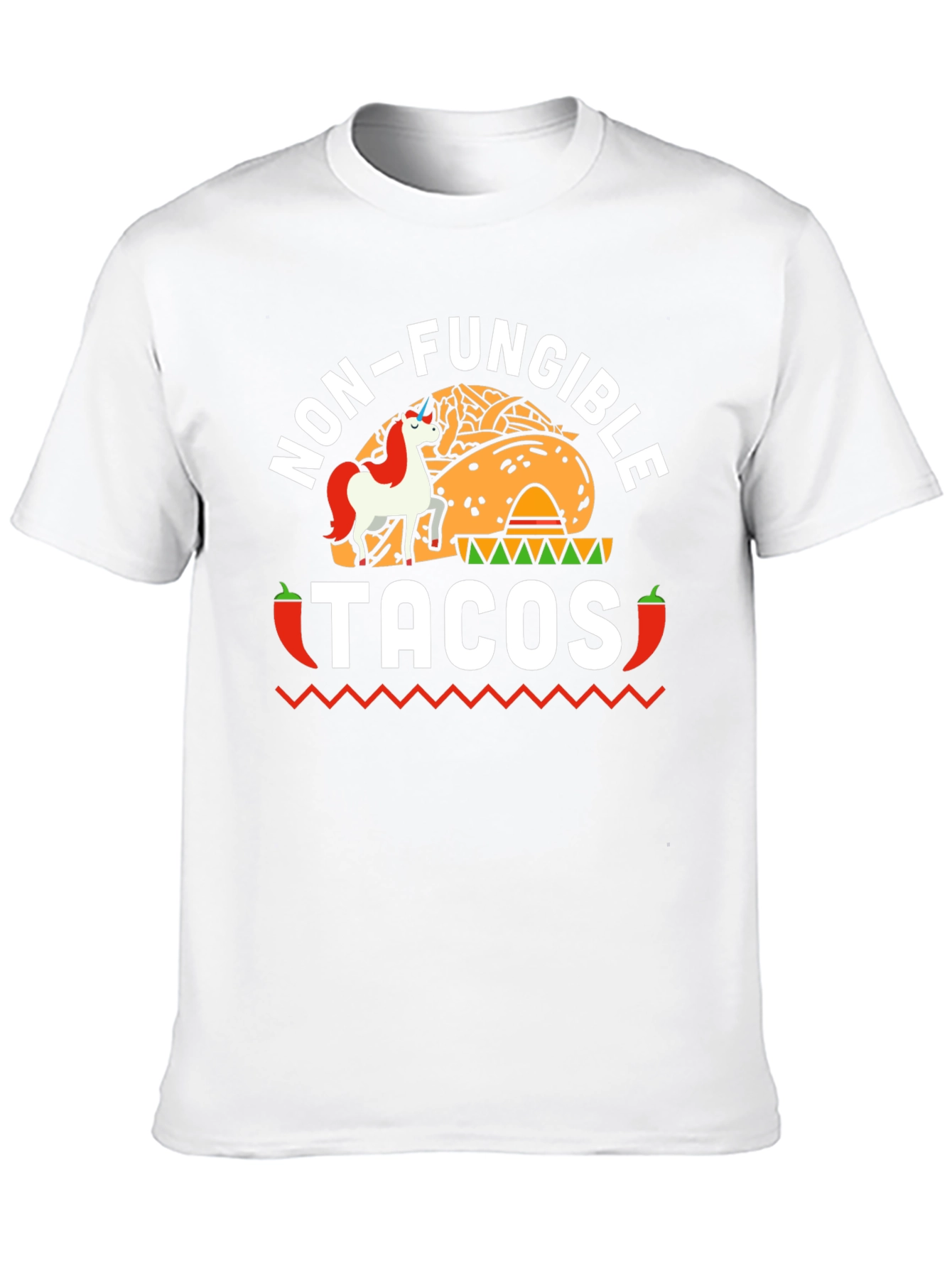Non-Fungible Tacos Black Graphic T-Shirt