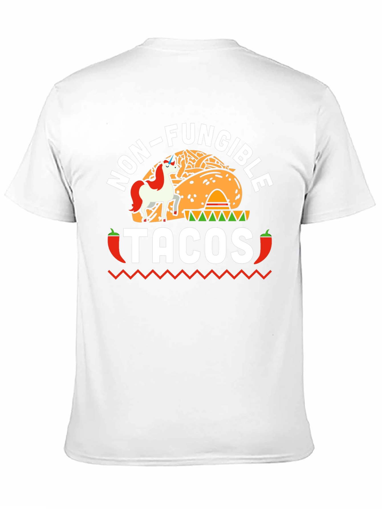 Non-Fungible Tacos Black Graphic T-Shirt