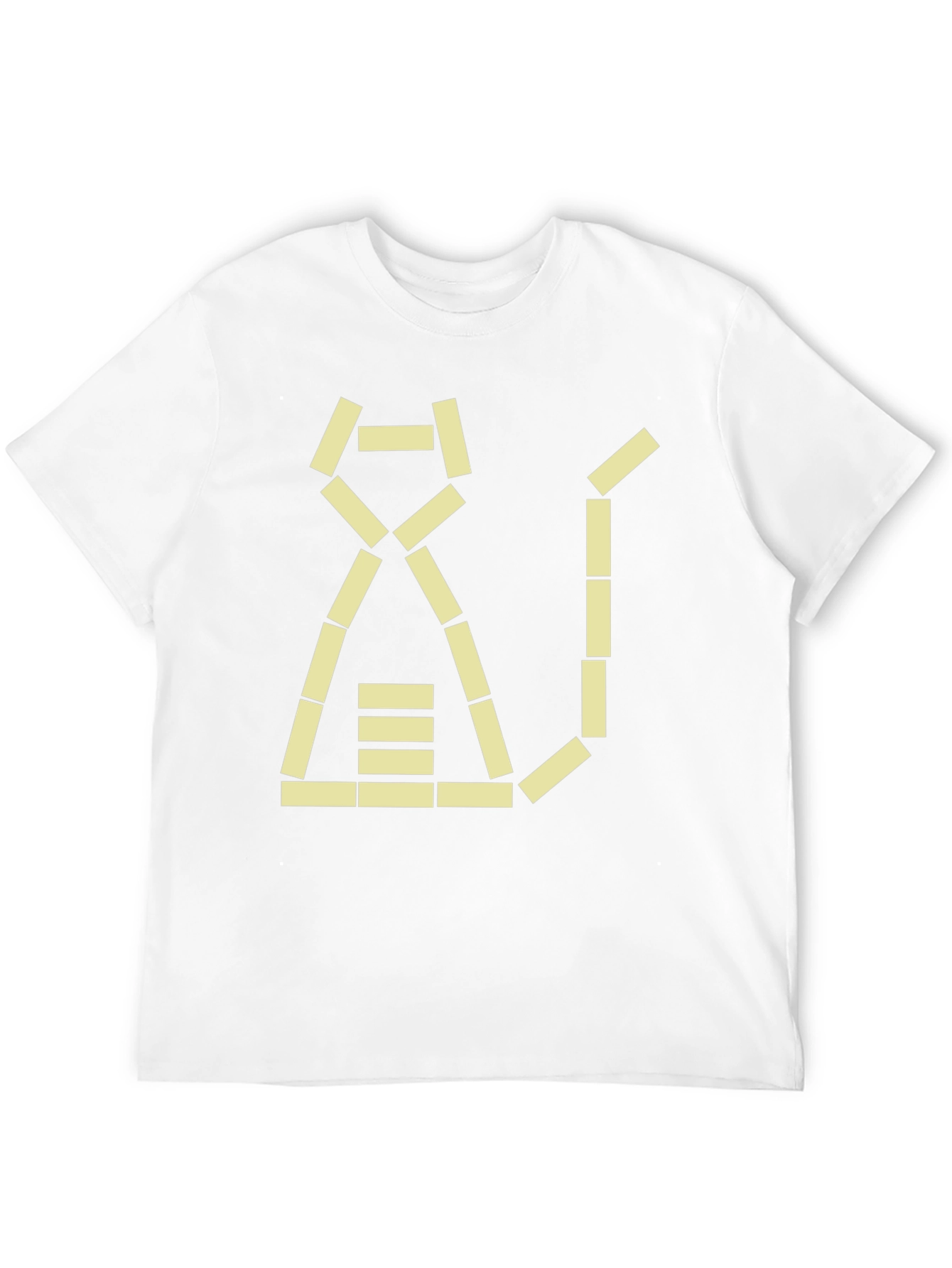 Geometric Cat T-Shirt - Modern Design