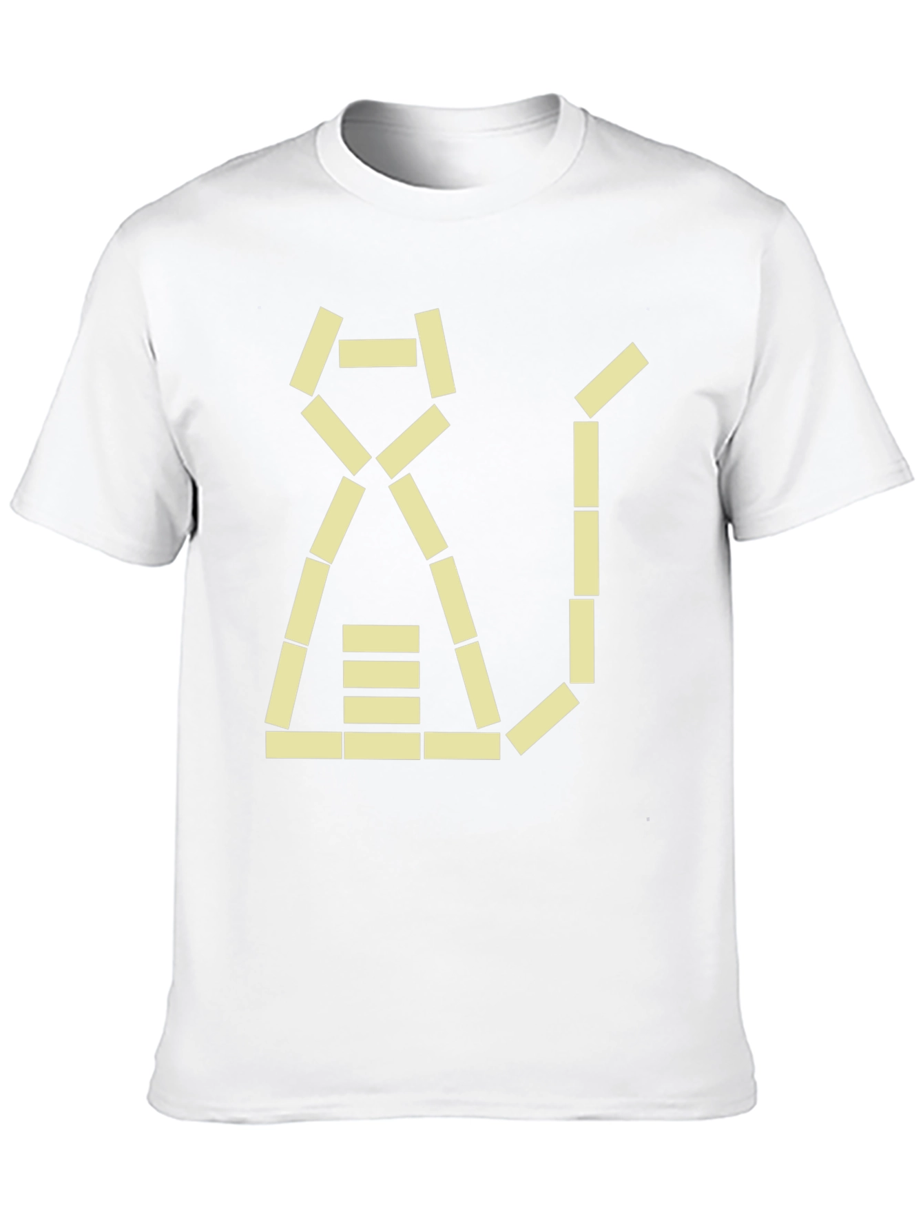 Geometric Cat T-Shirt - Modern Design