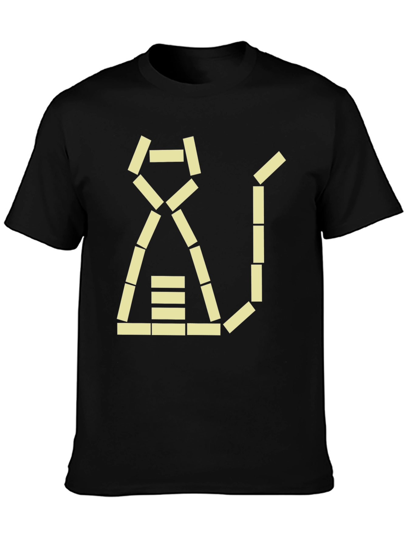 Geometric Cat T-Shirt - Modern Design