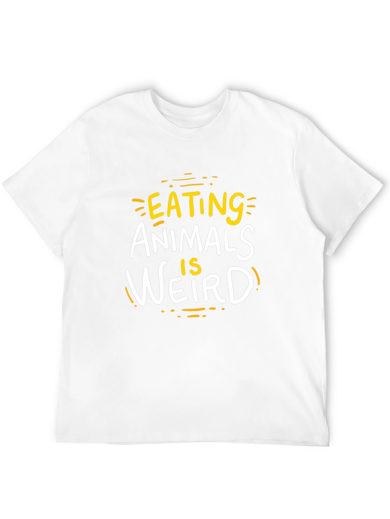 Eating Animals is Weird T-Shirt - Vegan Friendly