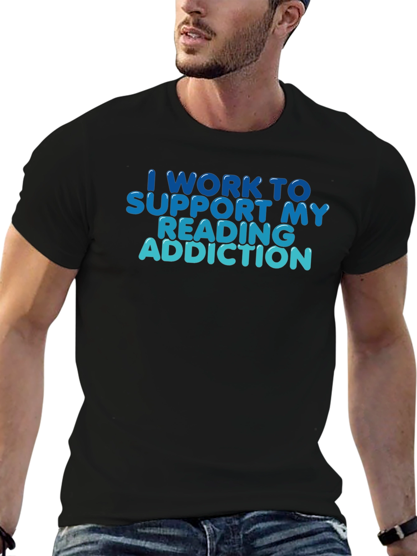 Reading Addiction T-Shirt - Funny Book Lover Tee