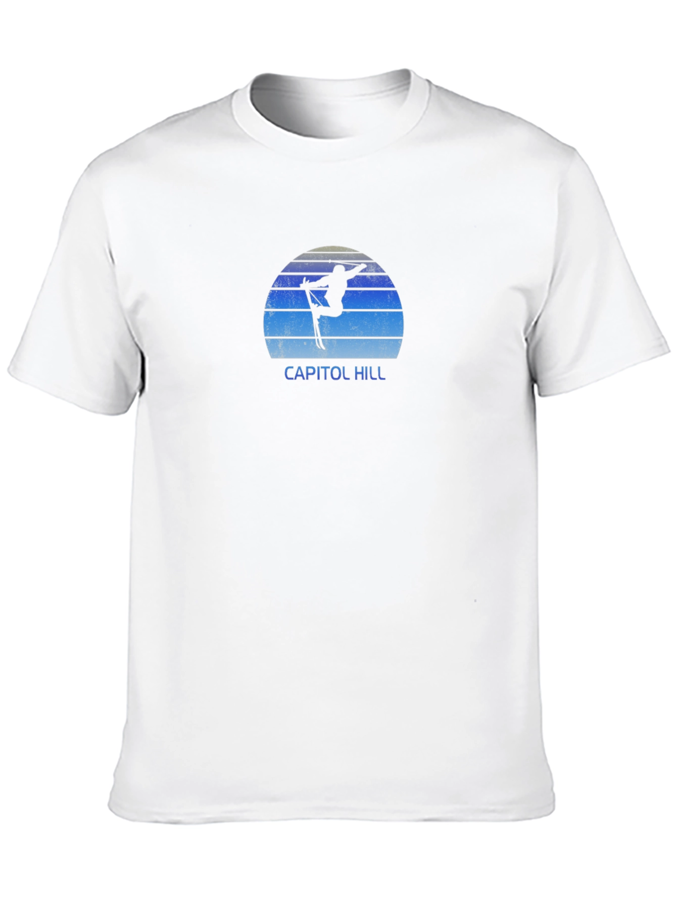 Capitol Hill Ski T-Shirt - Retro Skiing Tee