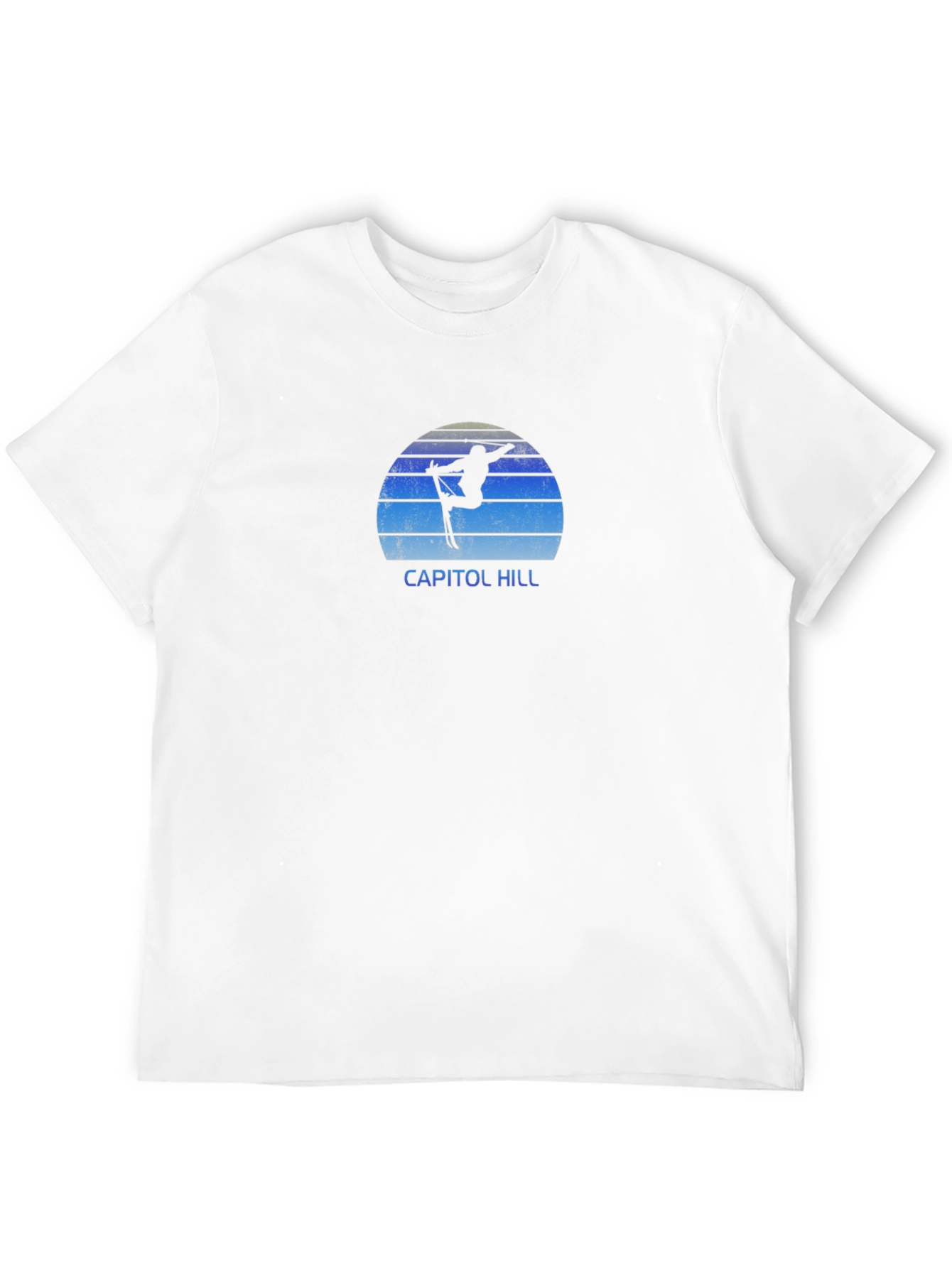 Capitol Hill Ski T-Shirt - Retro Skiing Tee