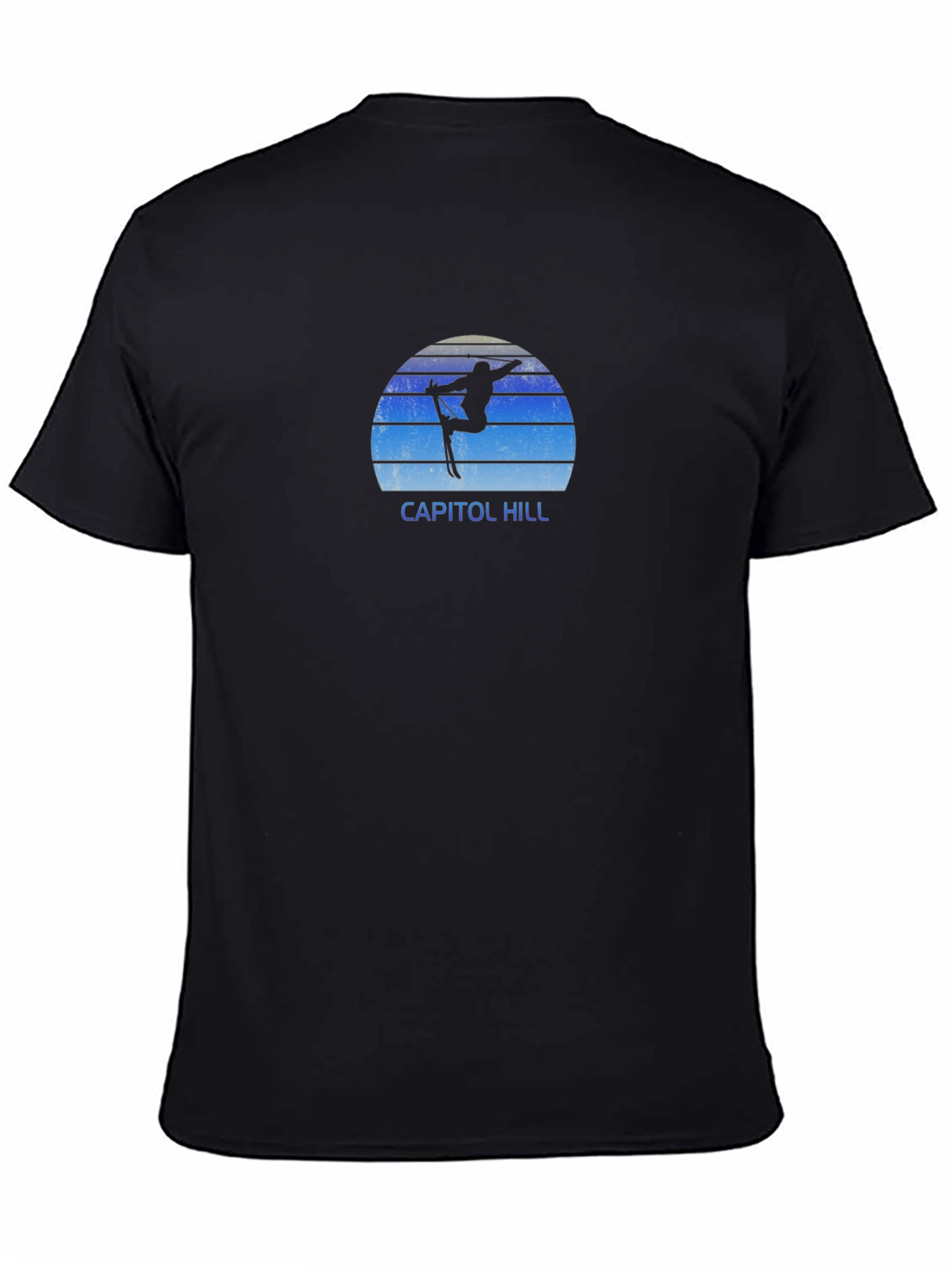 Capitol Hill Ski T-Shirt - Retro Skiing Tee