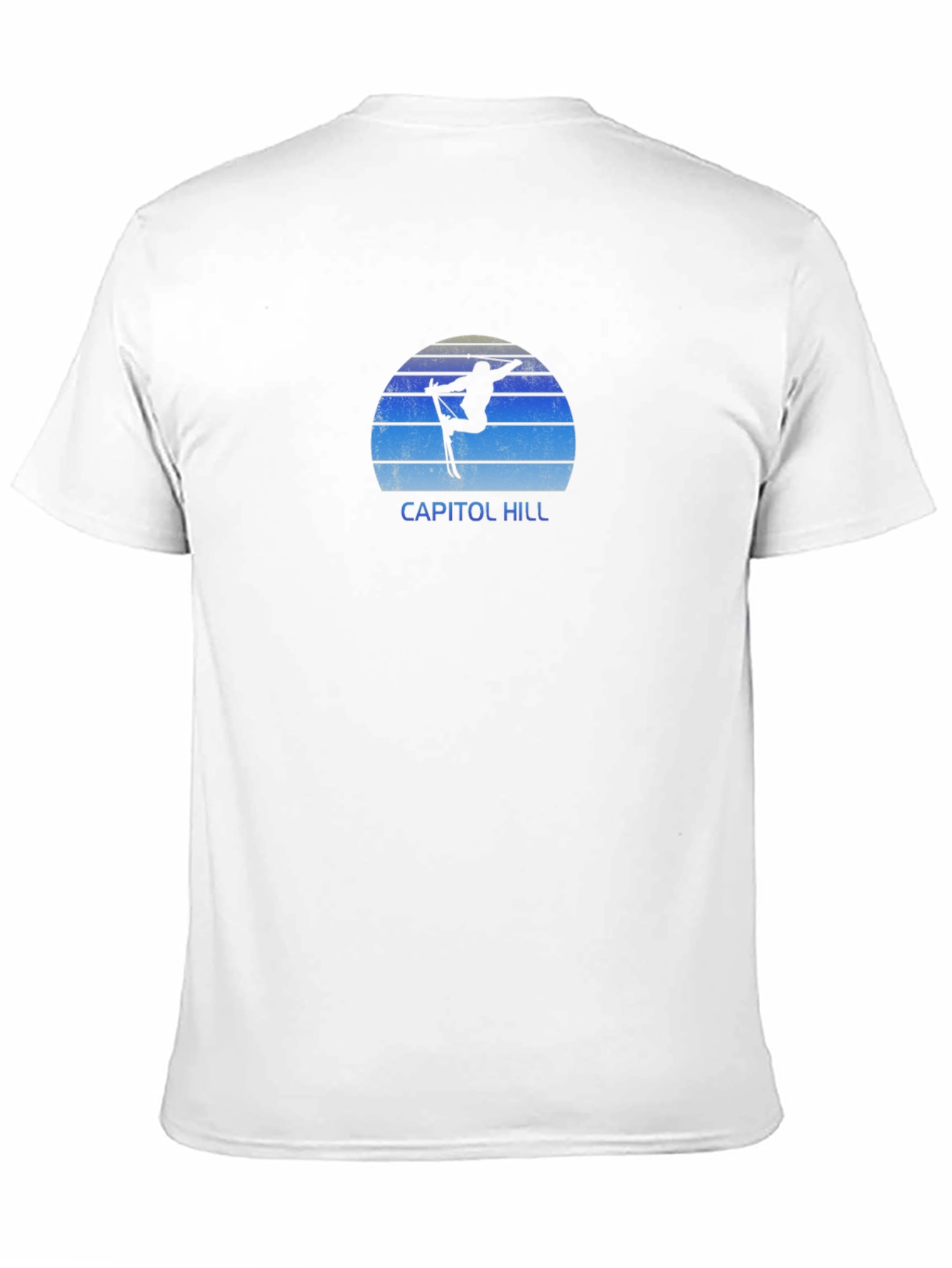 Capitol Hill Ski T-Shirt - Retro Skiing Tee