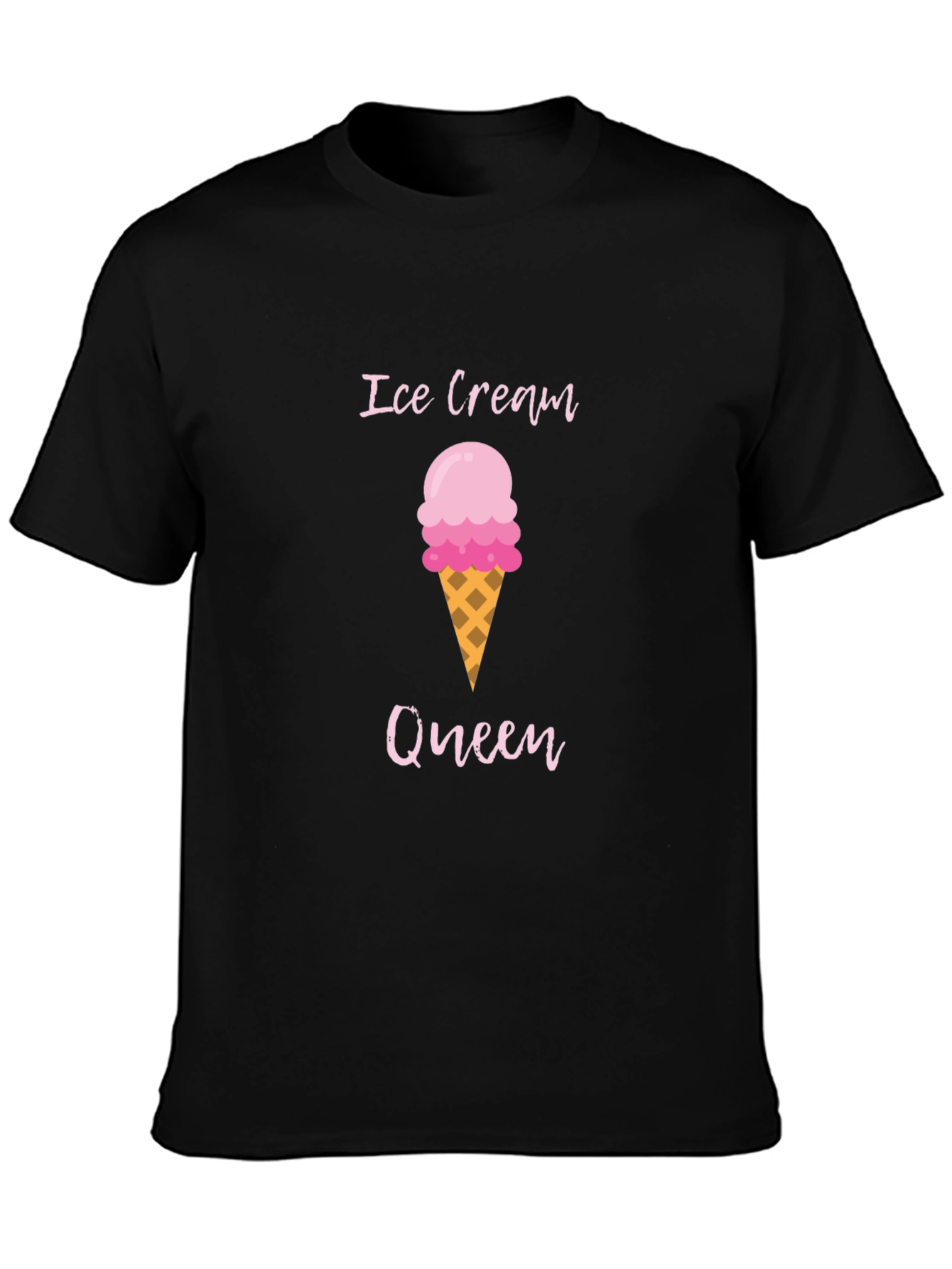 Ice Cream Queen Graphic T-Shirt - Summer Fun