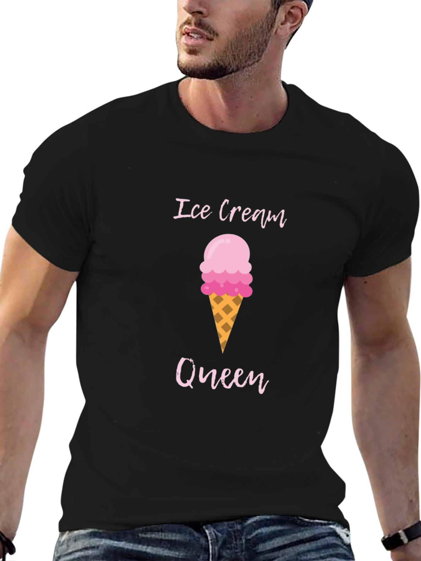 Ice Cream Queen Graphic T-Shirt - Summer Fun